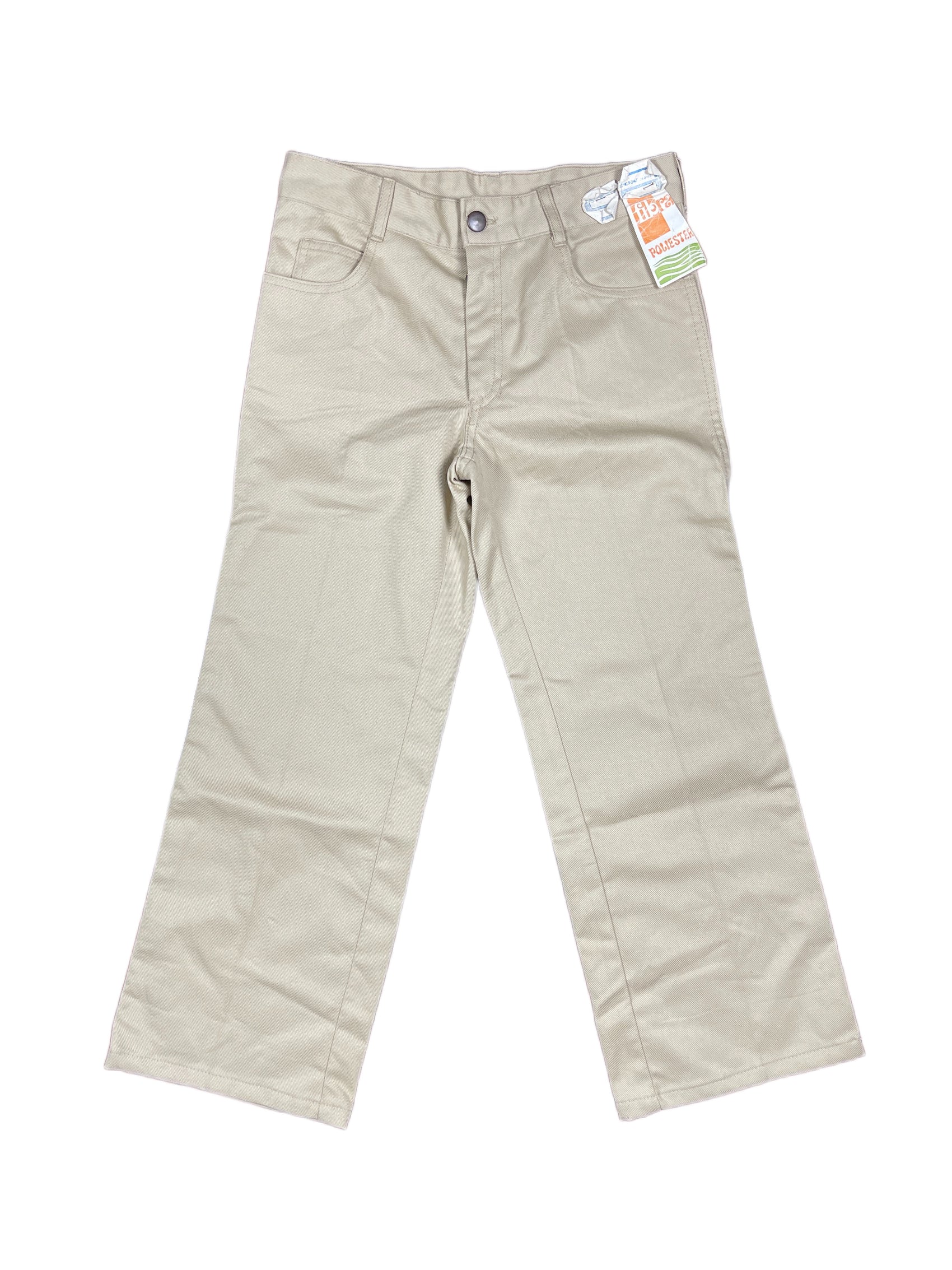 Vintage Bootcut Pants Creme - S
