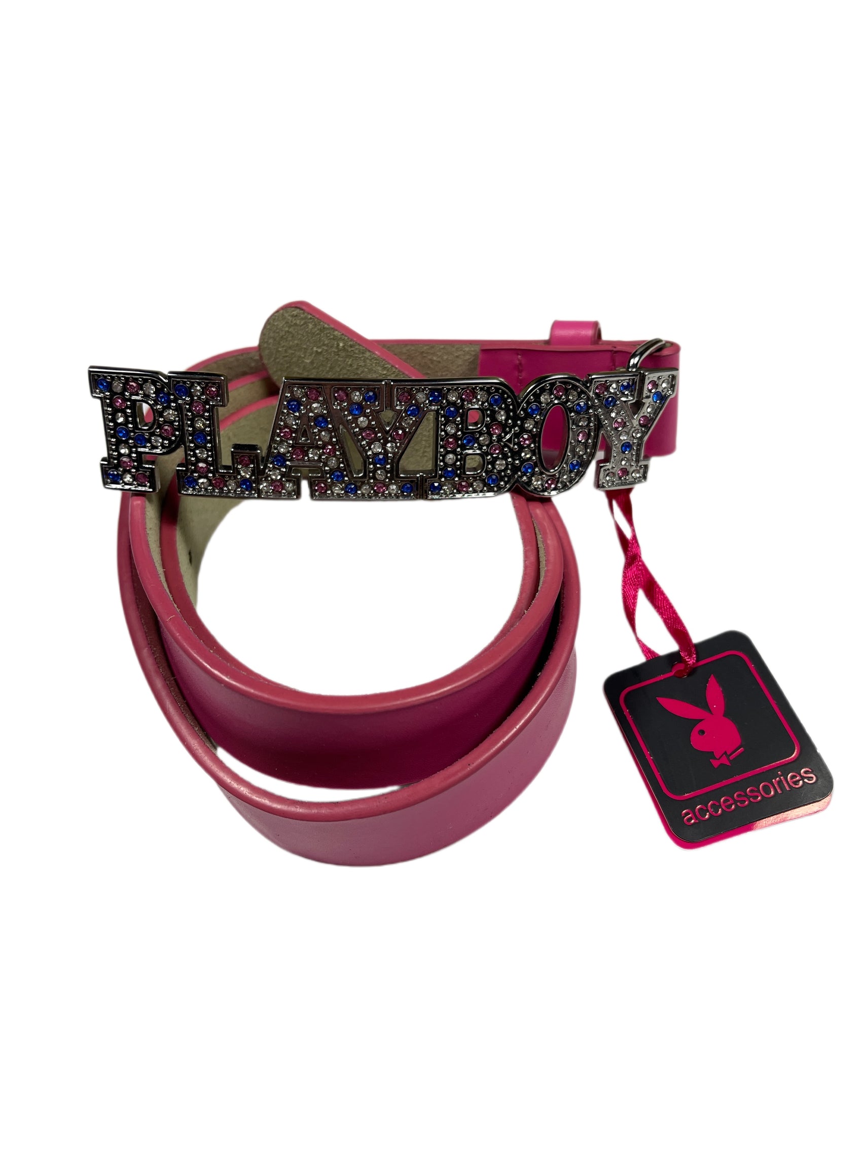Y2k Playboy Belt Pink 2004