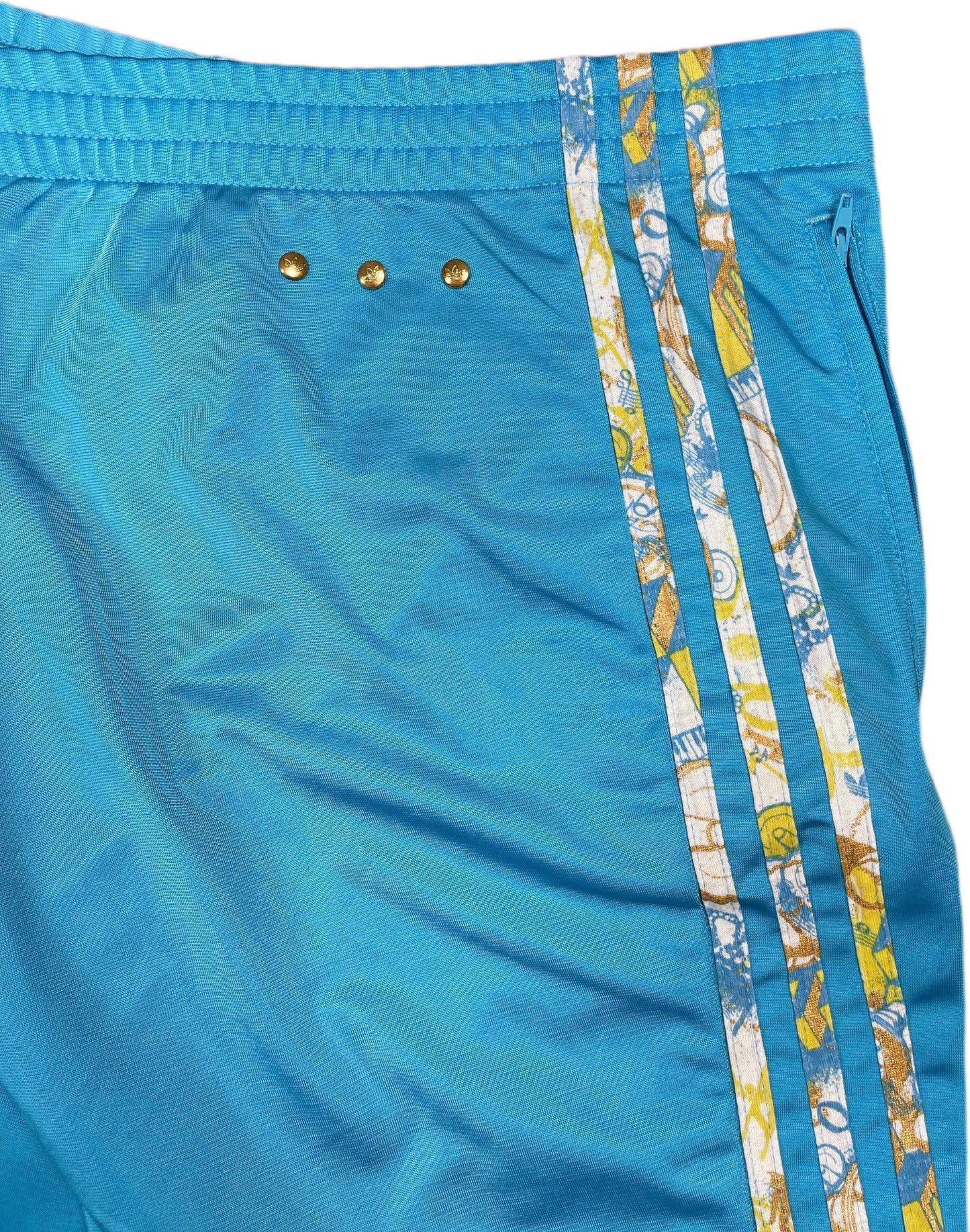 Adidas Blue Track Pants Blue Polyester L