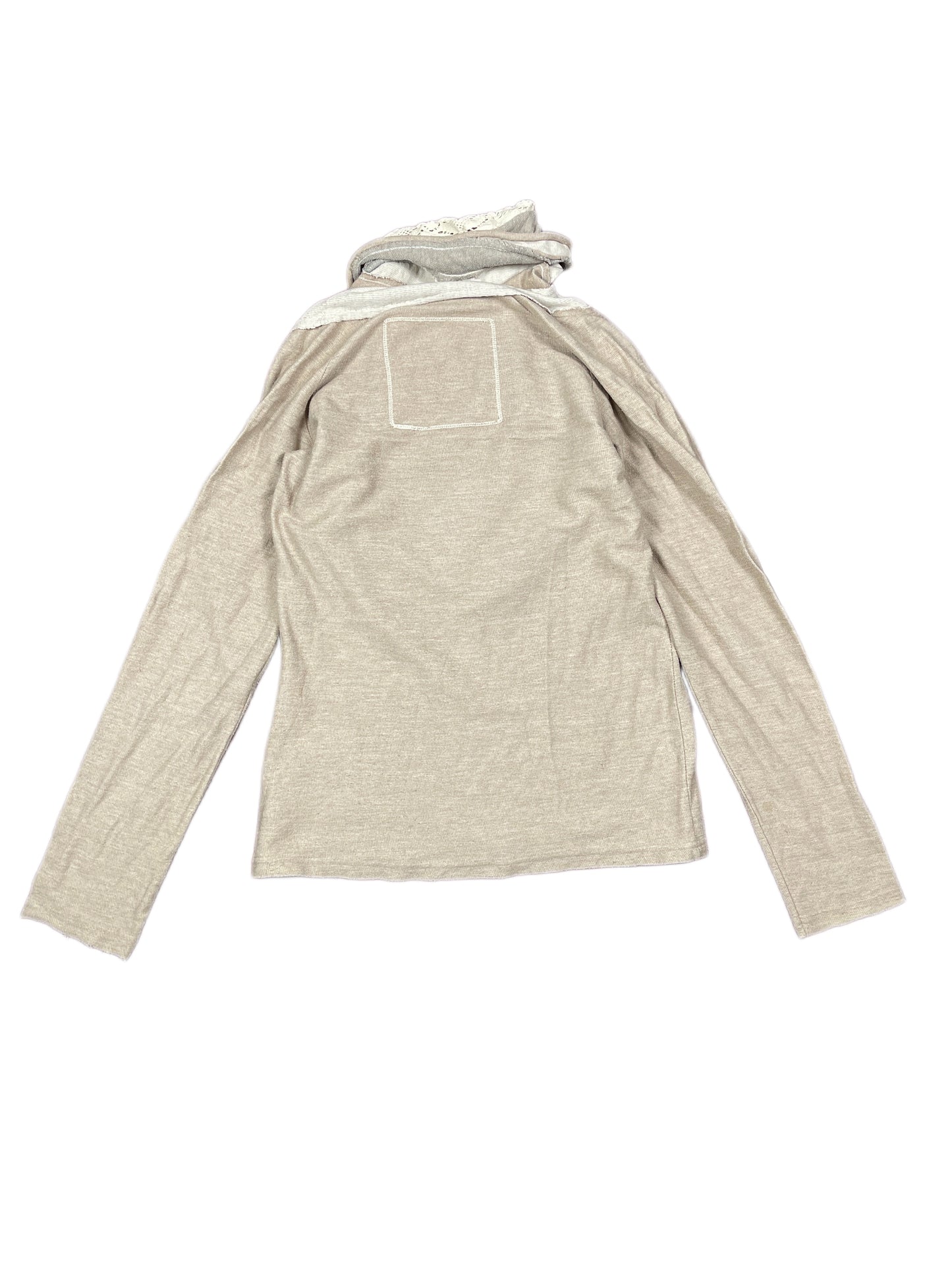 Desigual Long Sleeve Top Cream Beige - M