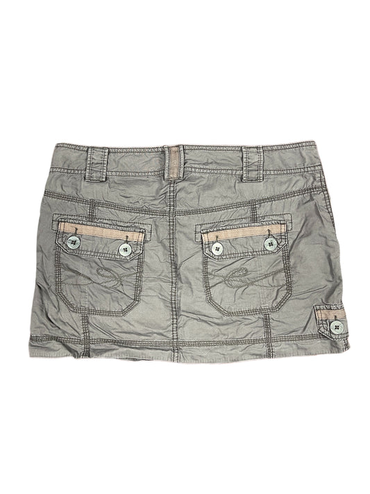 Y2k Esprit Skirt Khaki Brown - M