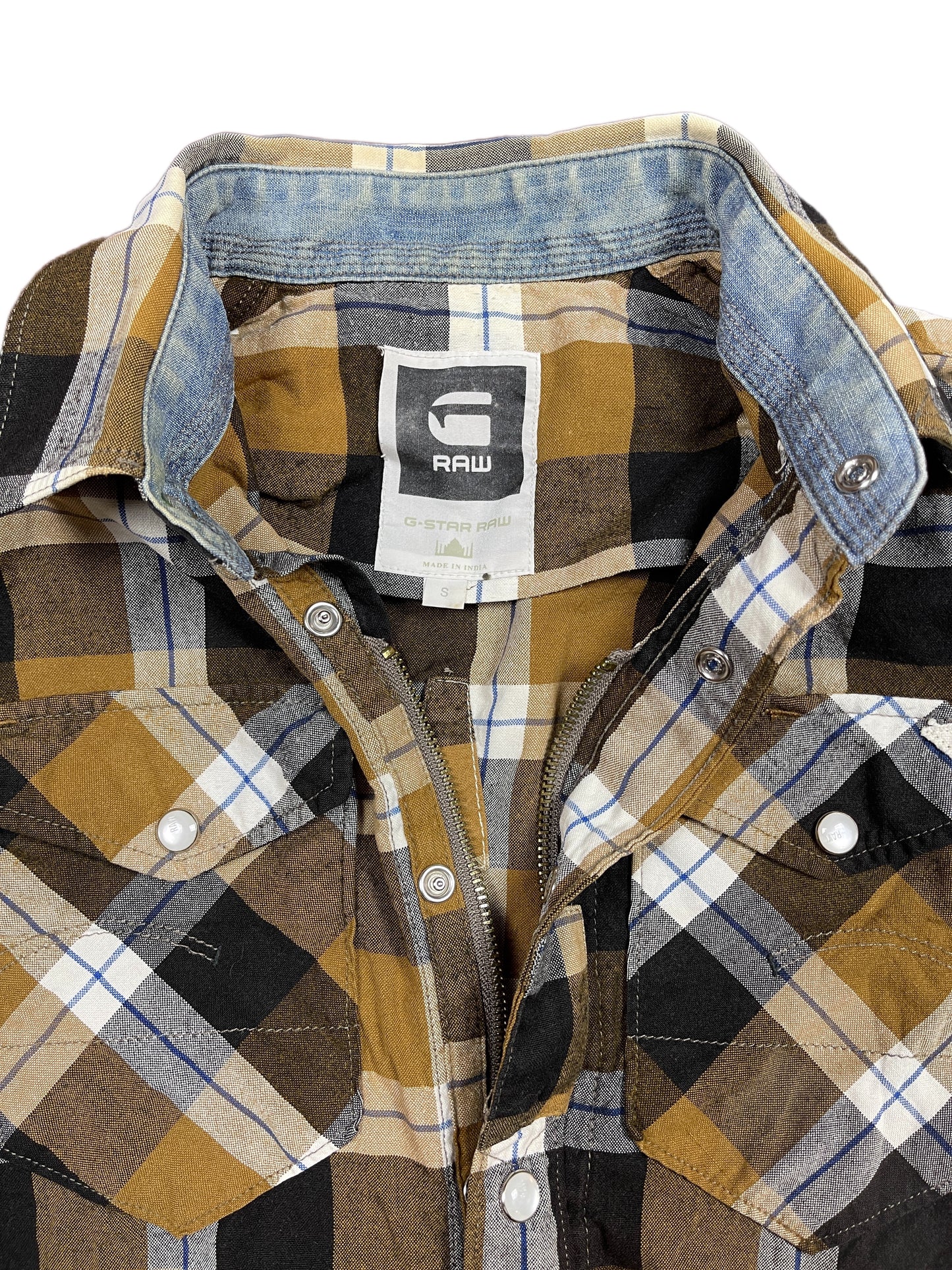 G-Star Long Sleeve Shirt Checkered Multicolor - S