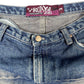 Y2k Roxy Denim Skirt Blue - M