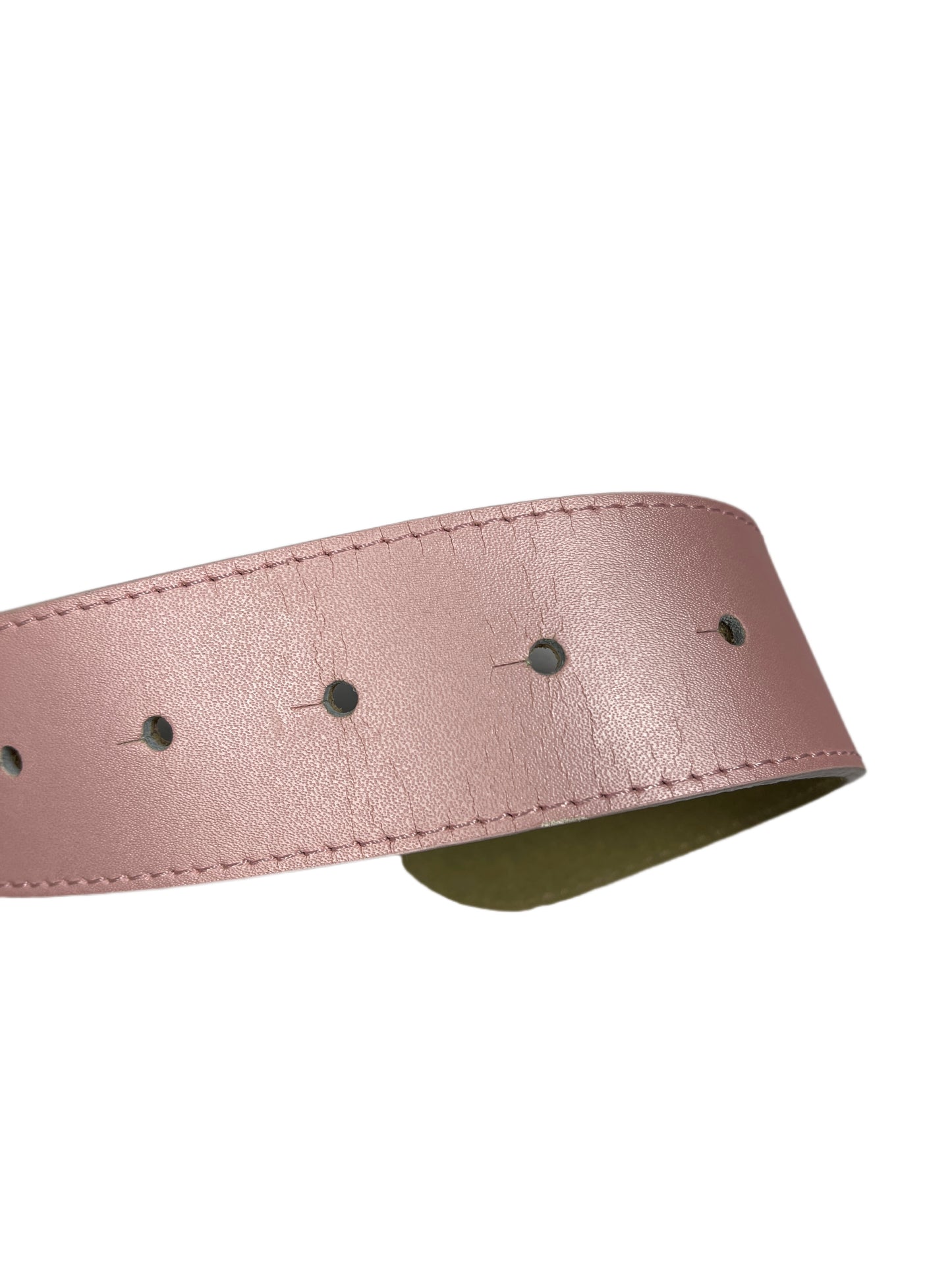 Y2k Playboy Leather Belt Rose 2004
