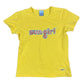 Y2k Nike 2000s Short Sleeve Top Yellow - M