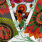 Y2k Desigual Short Sleeve Dress Multicolor - XS
