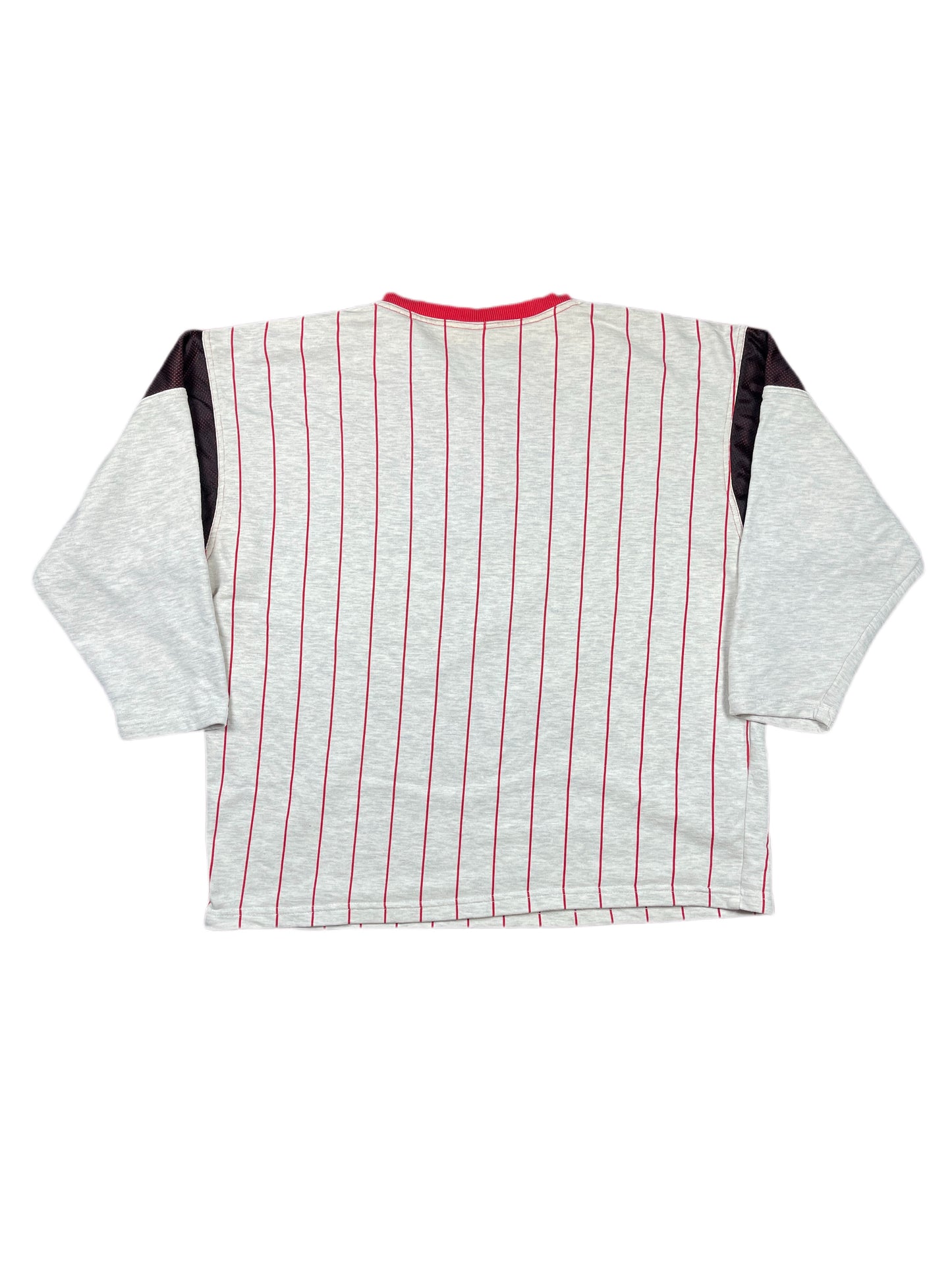 Vintage Reebok 1990s Time Out Sweatshirt Red White - XL