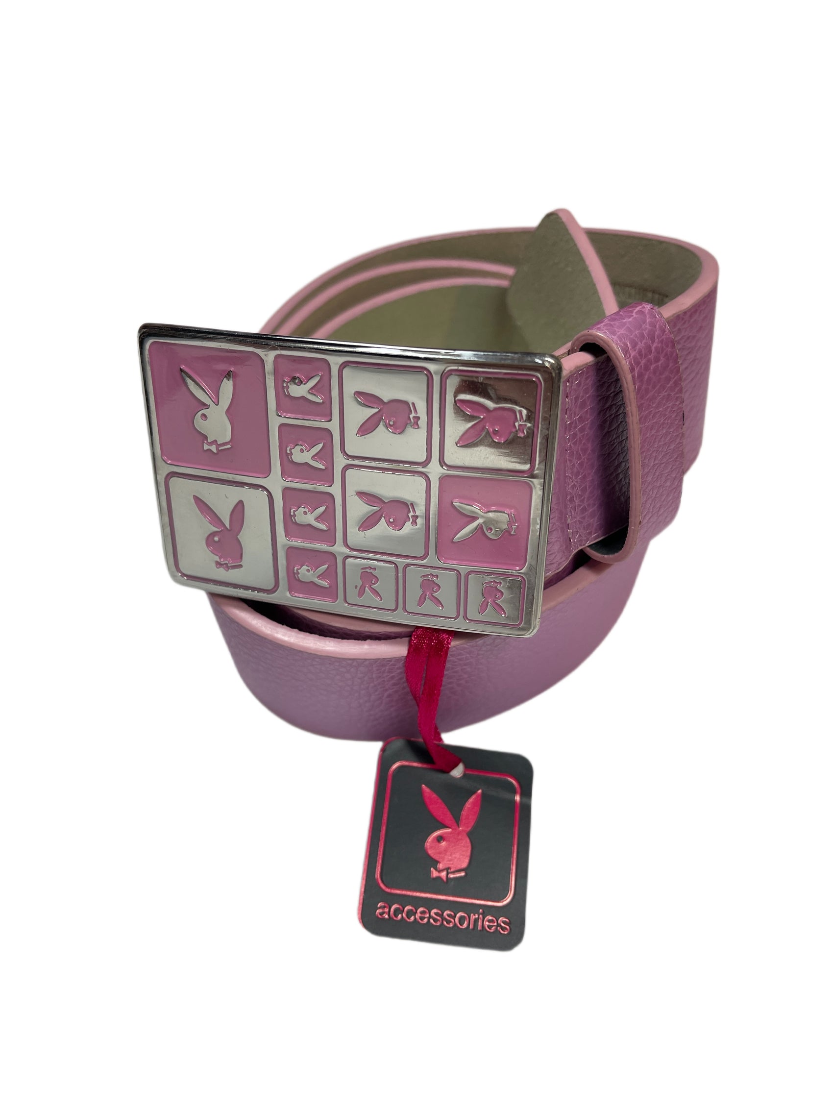 Y2k Playboy Belt Pink 2004