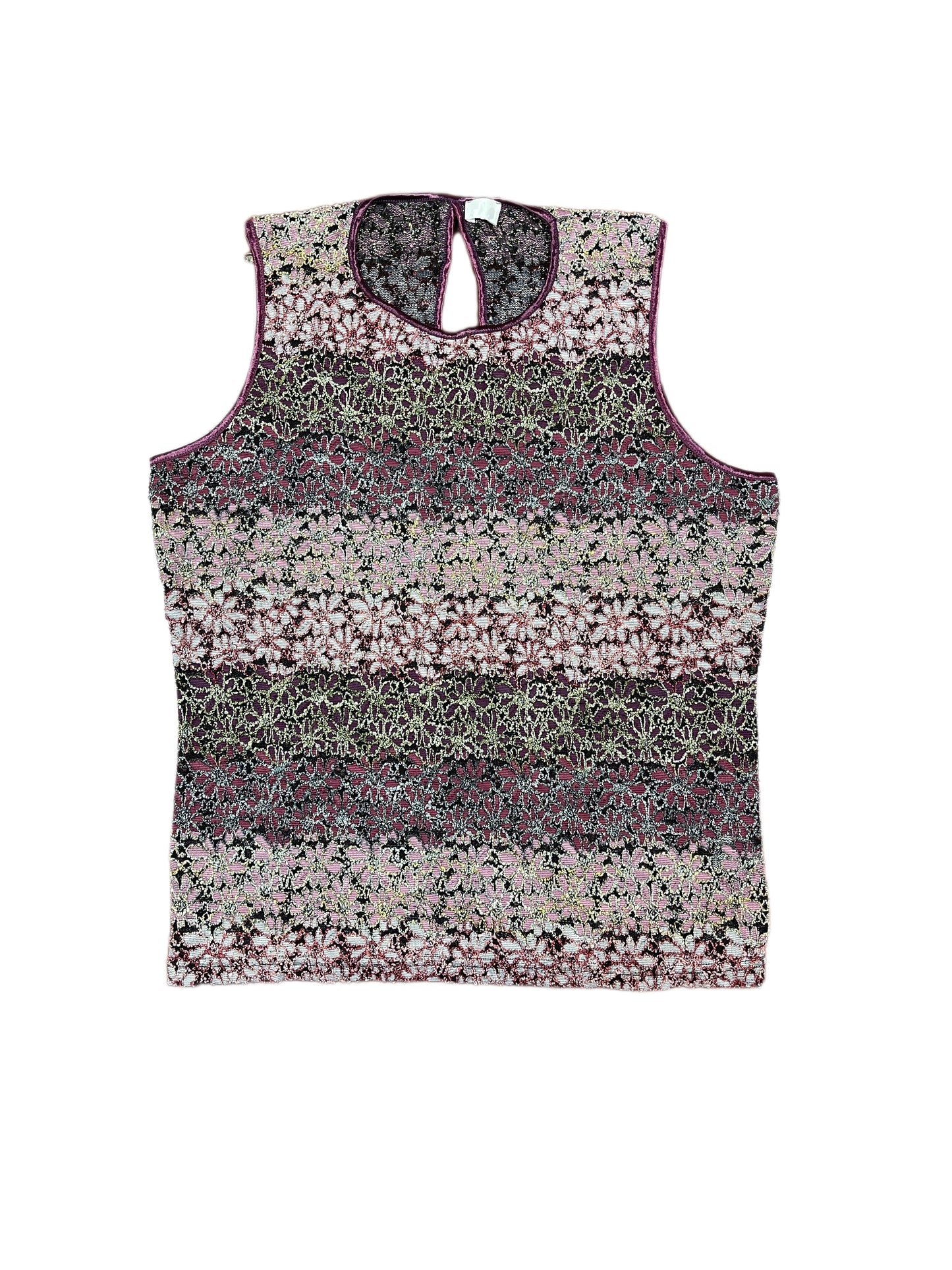 Y2k Sleeveless Top Purple - XL