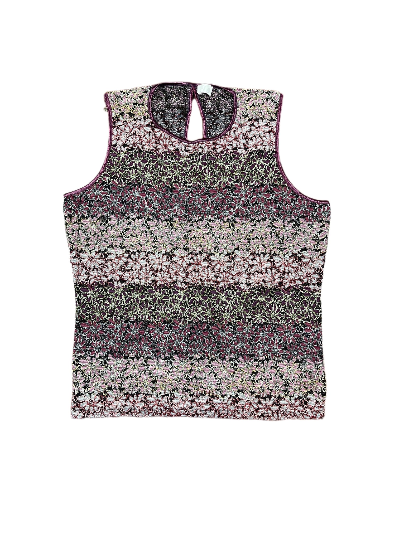 Y2k Sleeveless Top Purple - XL