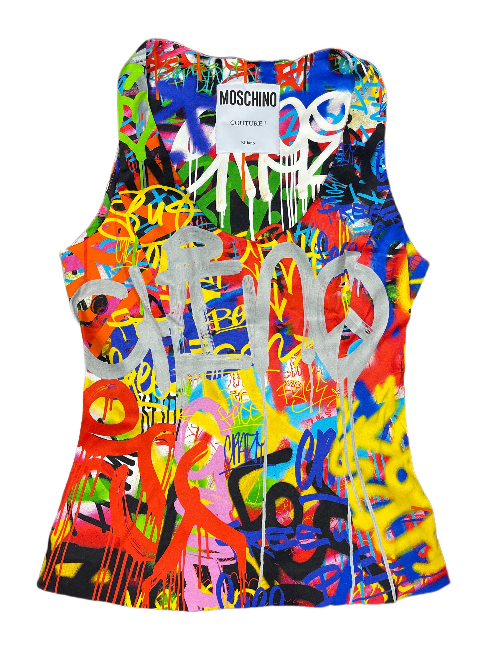 Moschino Couture Sleeveless Top Multicolor - M