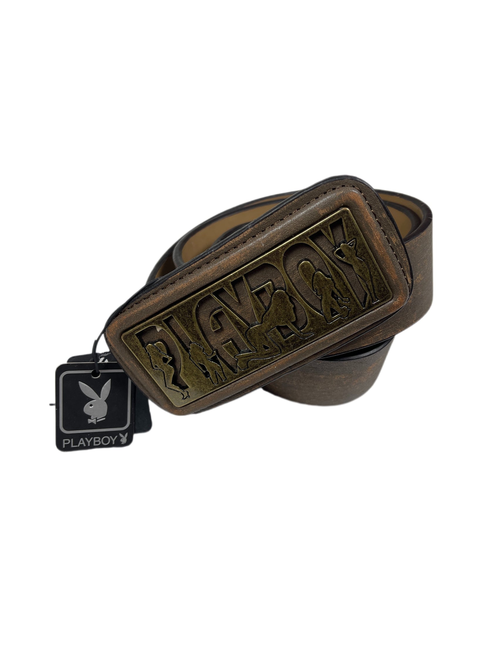 Y2k Playboy Plug In Belt Brown 2004