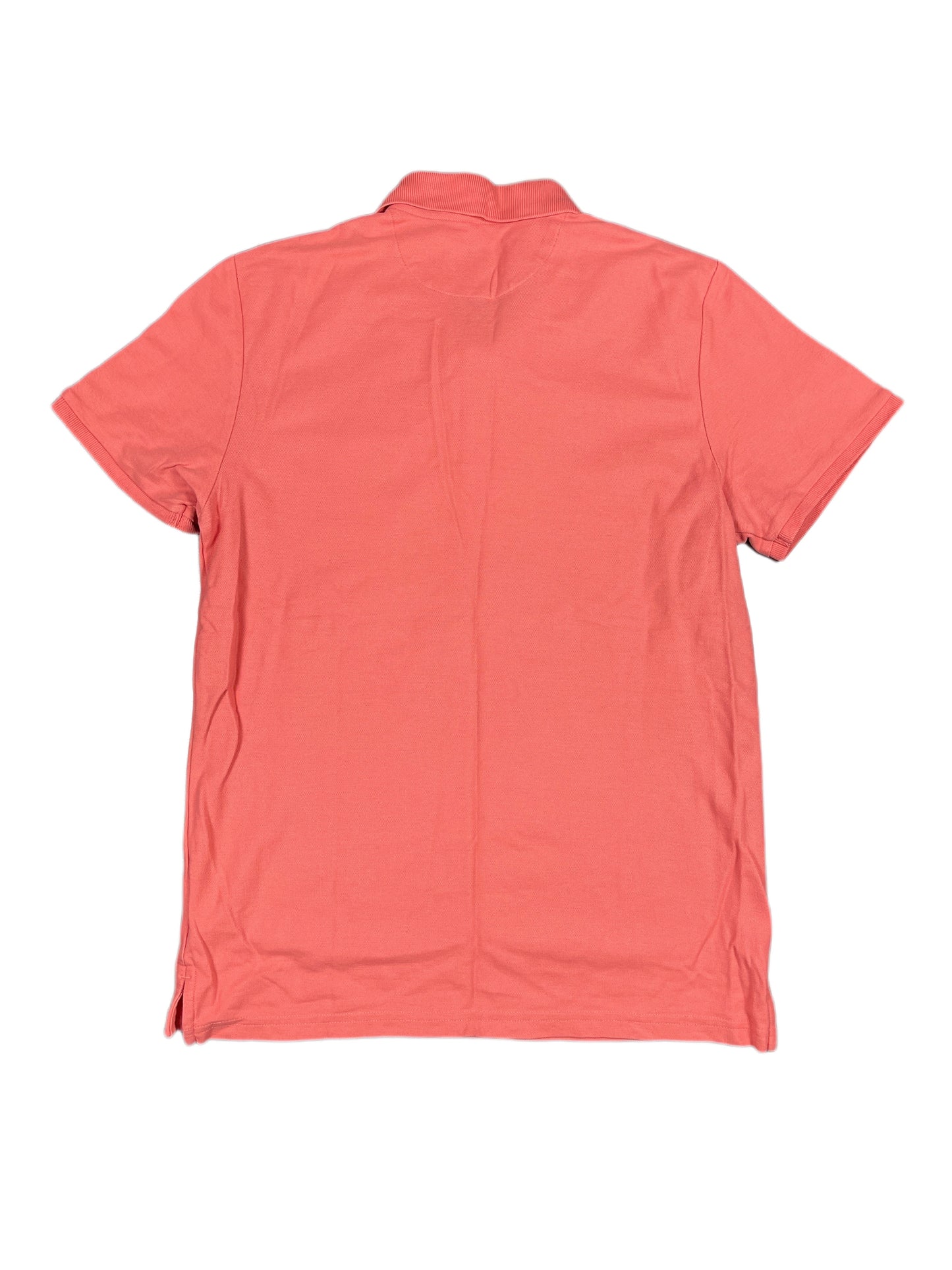Y2k Chevignon Polo Shirt Salmon - M