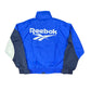 Vintage Reebok Track Jacket Blue Black - XS