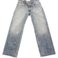 Y2k Sickonineteen Bootcut Denim Pants Blue - M