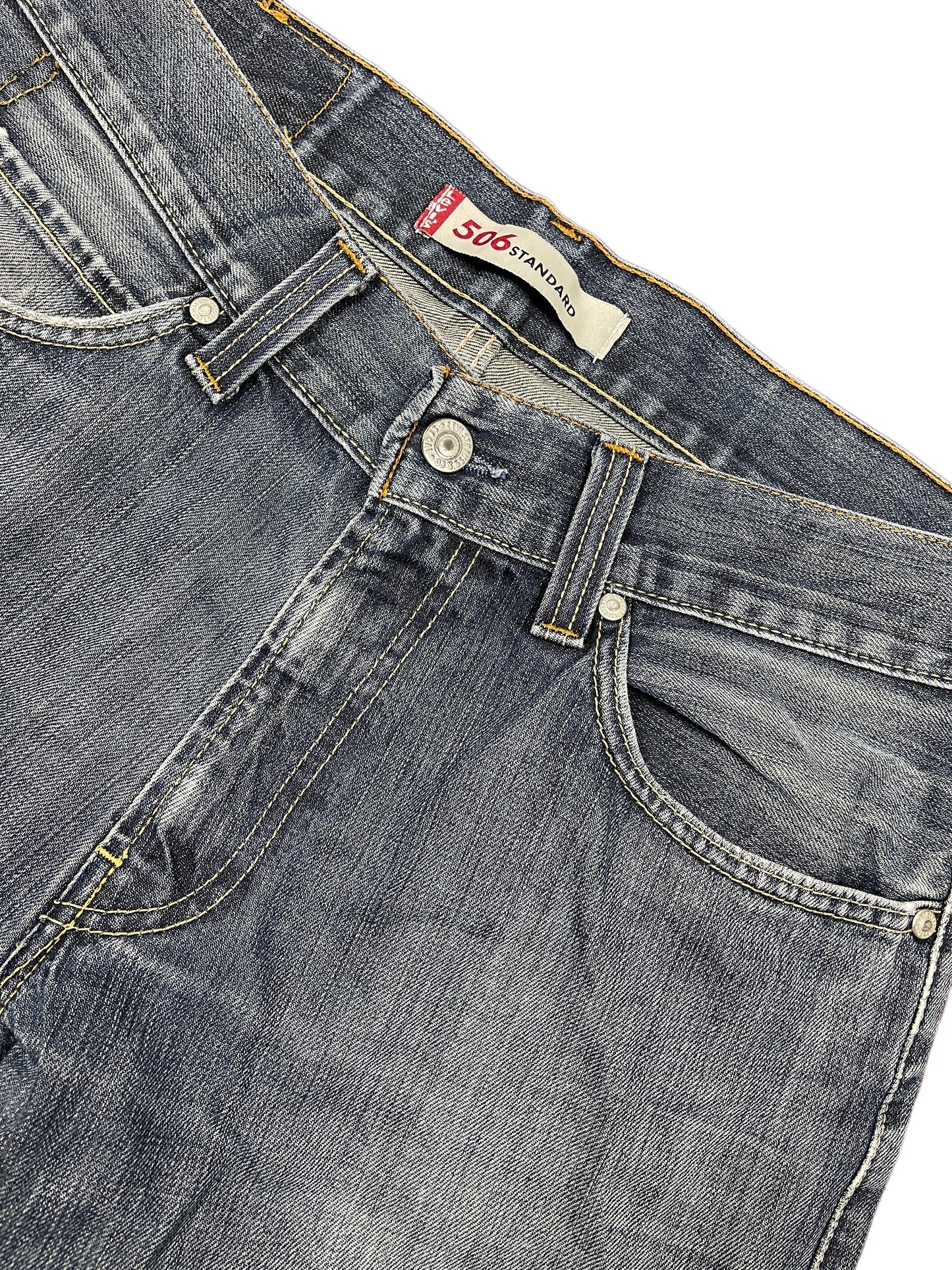 Vintage Levi's 506 Denim Pants Blue - L