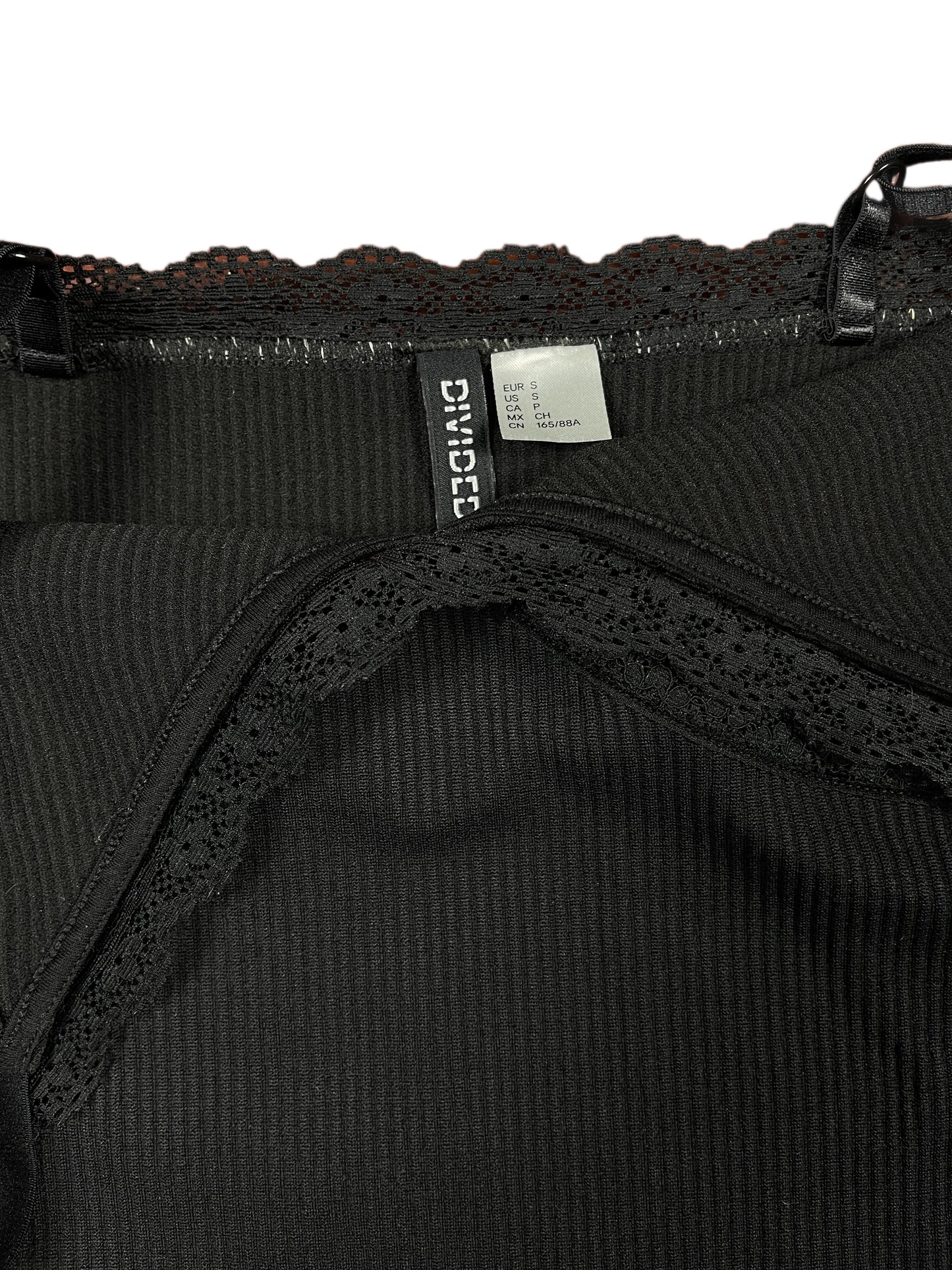 Y2k H&M Divided Sleeveless Dress Black - S