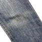Y2k Seven Low Waist Boot Cut Denim Pants Blue XS