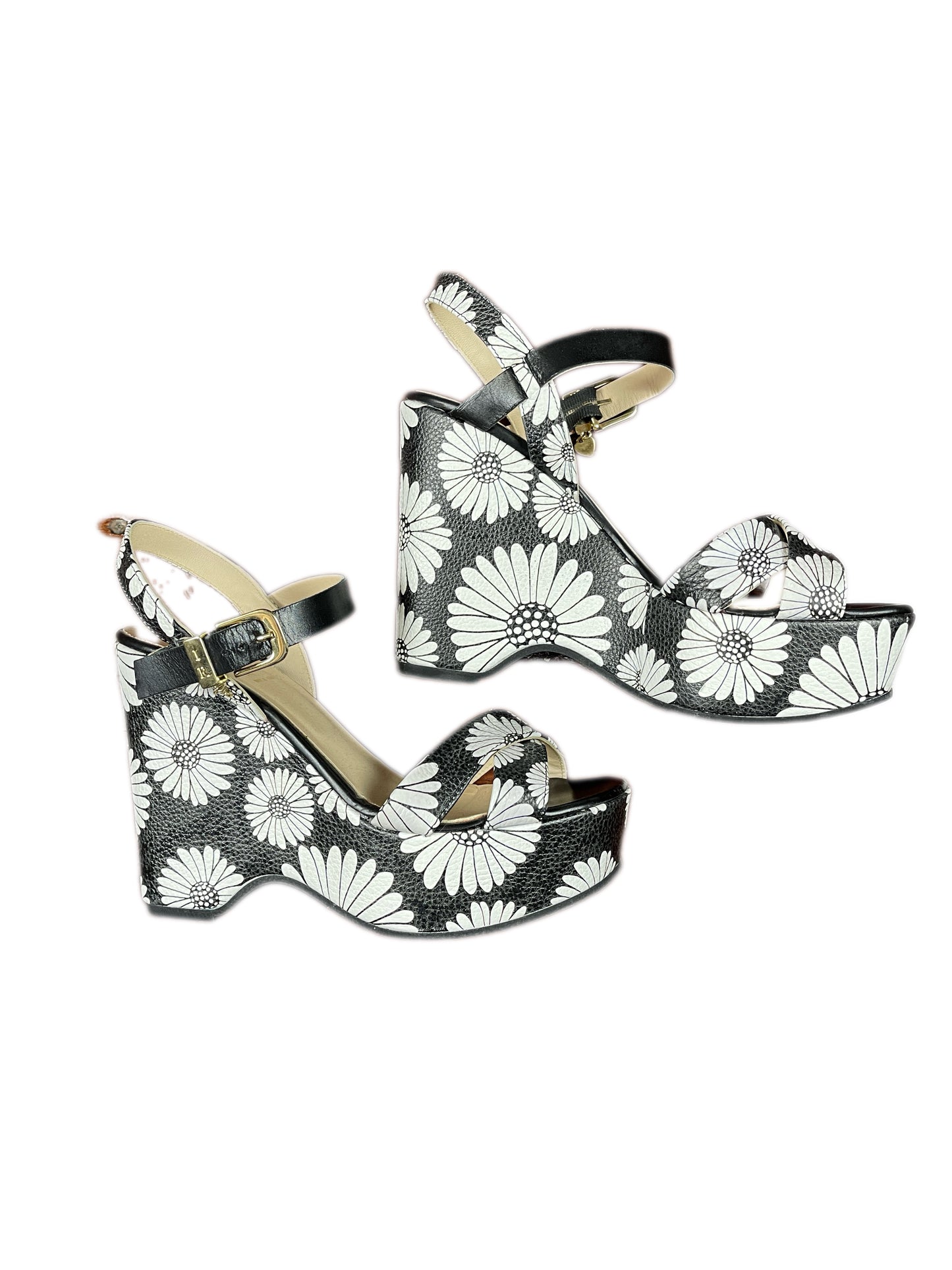 Renzoni Ilasio Shoes Flower Pattern Black n' White - 37