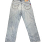 Y2k Re&x Bootcut Denim Pants Blue - XXL