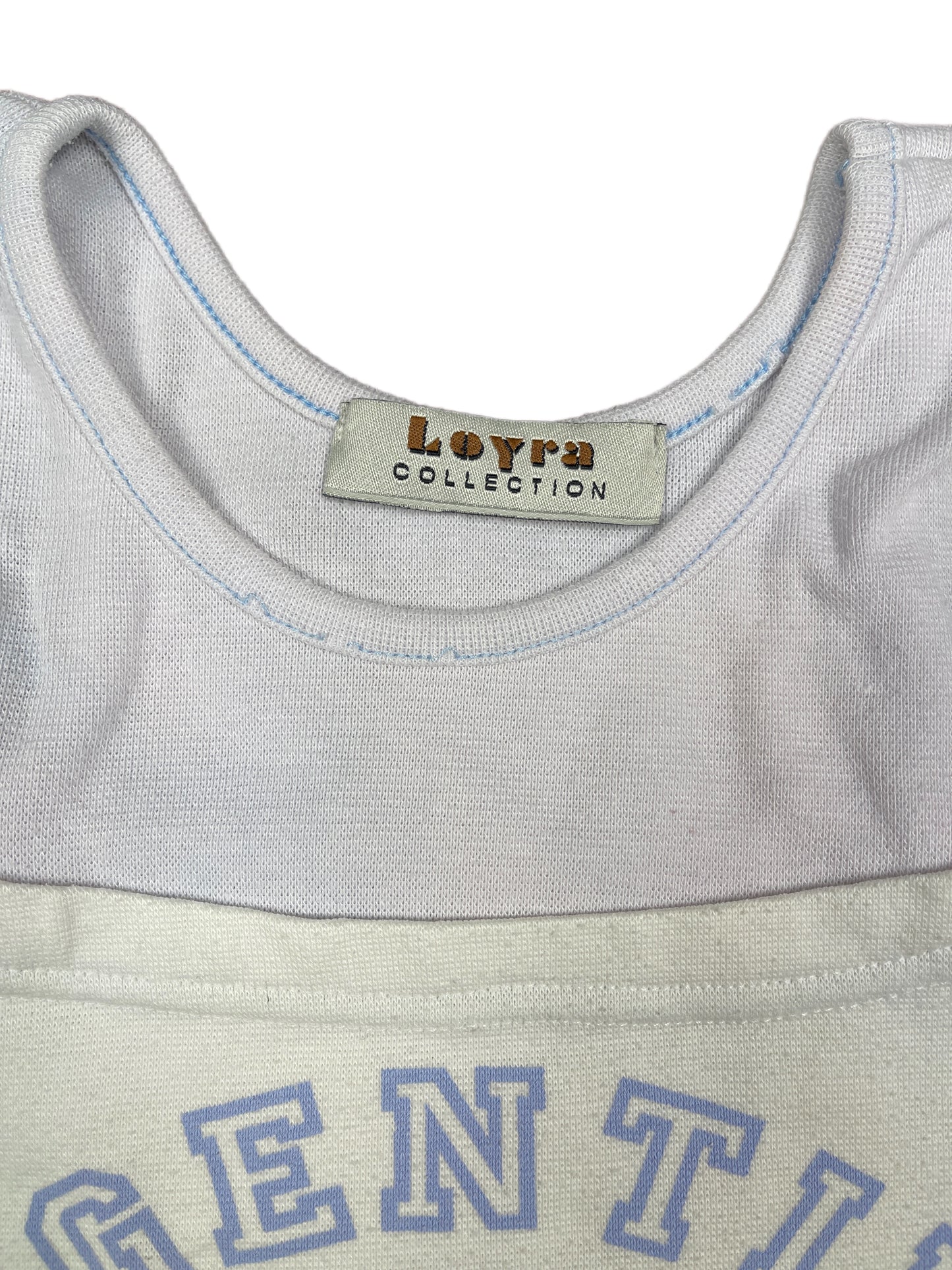 Y2k Sleeveless Top Argentina White - M