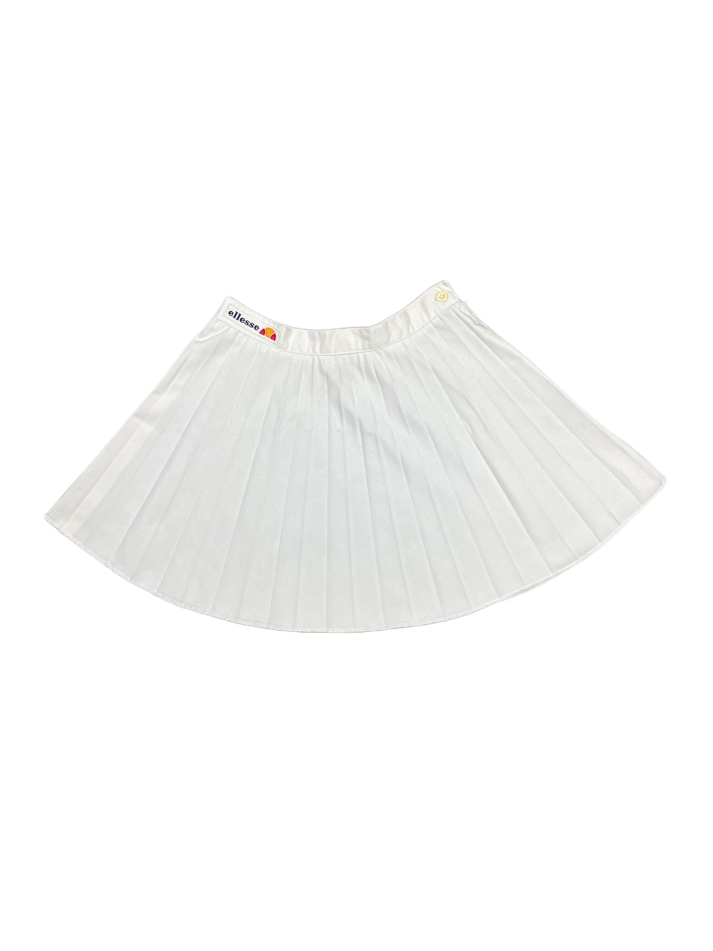 Vintage 80s Ellesse Tennis Skirt White - M
