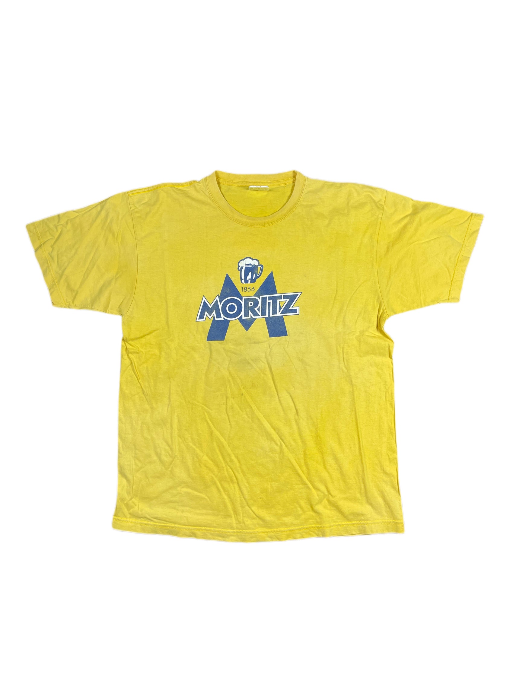 Vintage Moritz Beer T-Shirt Yellow