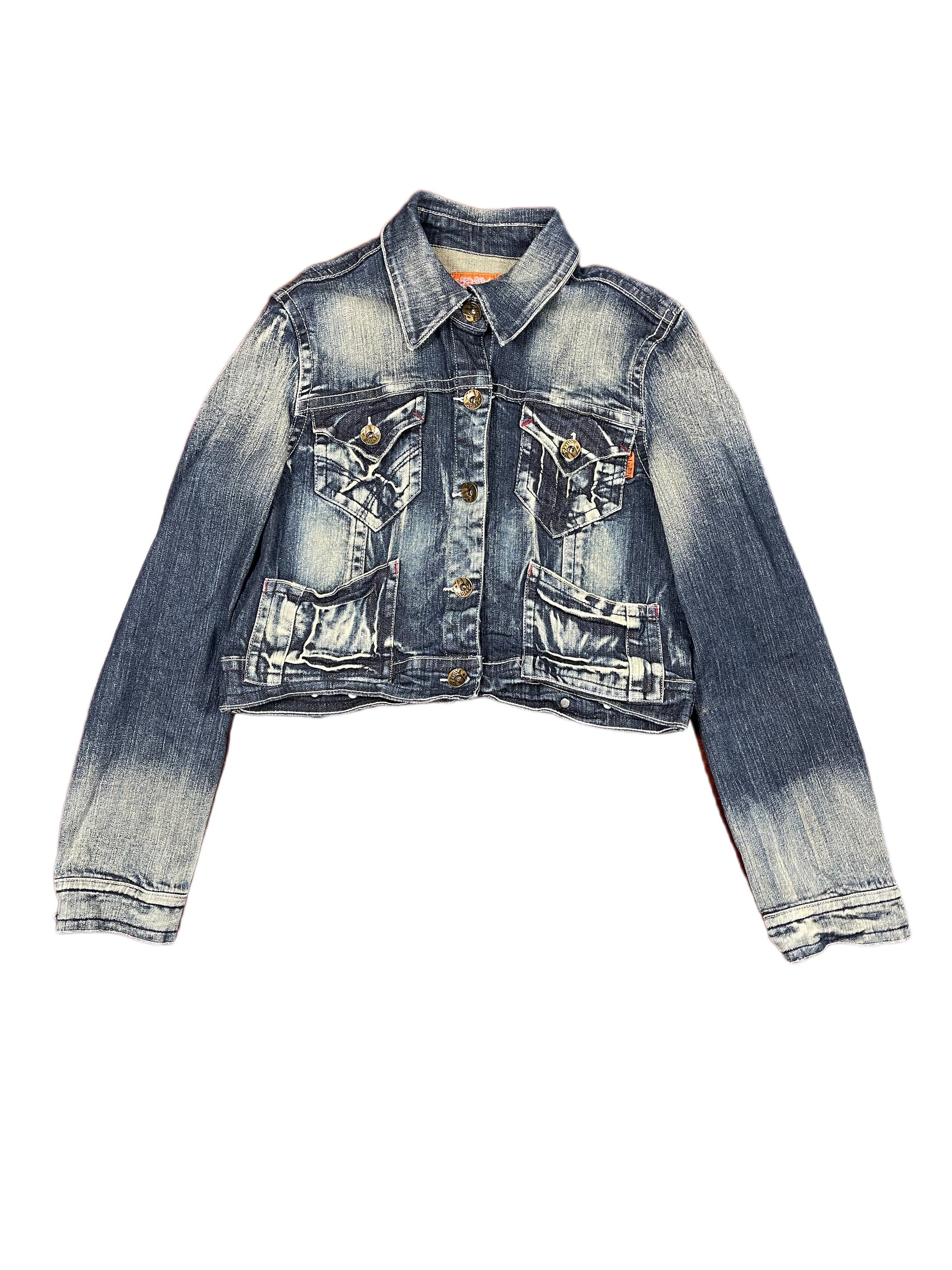 Y2k Calambola Denim Jacket Blue - XXL