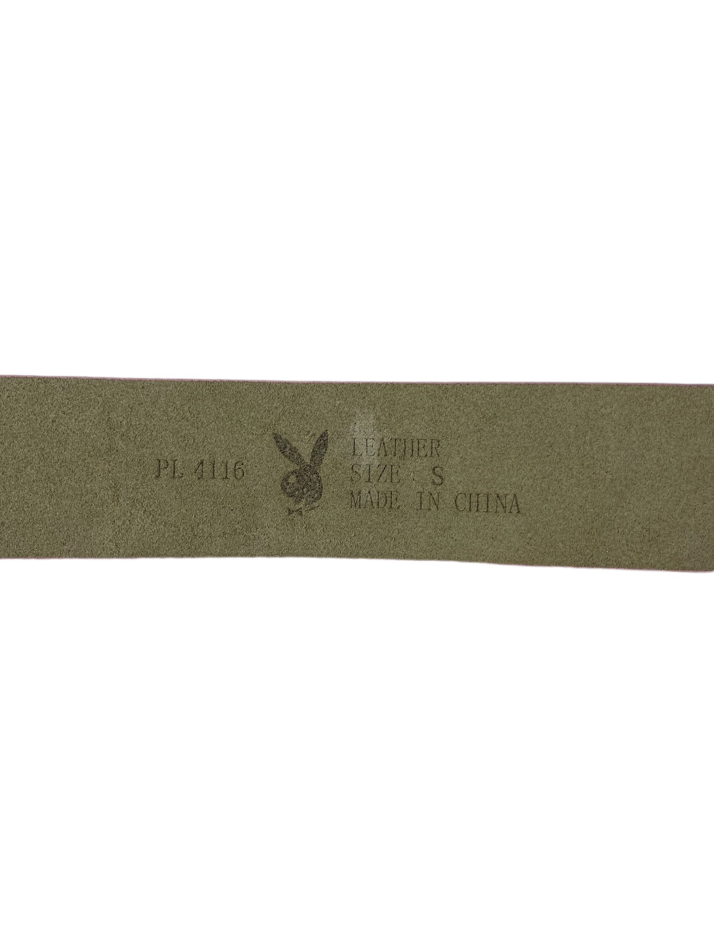 Y2k Playboy Leather Plug In Belt Pink 2004