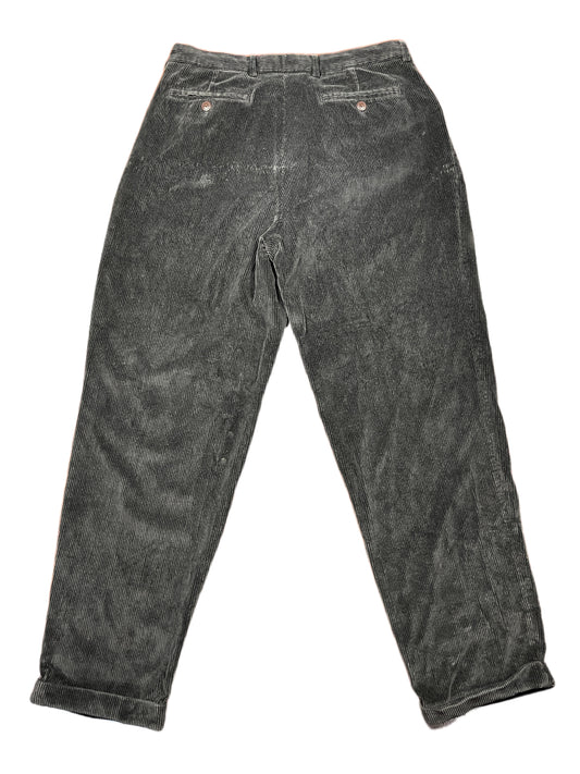 Vintage Nautica Corduroy Pants Black - XL
