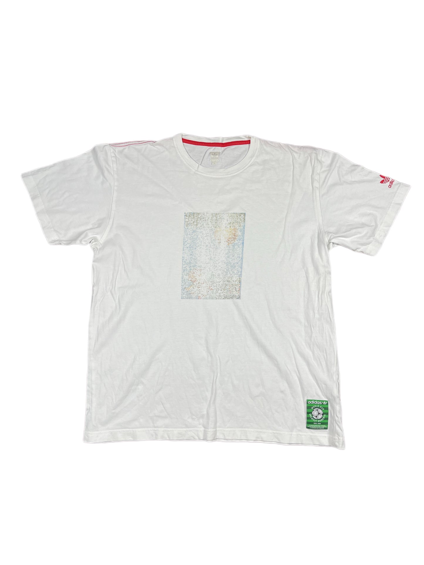 Y2k 2006 Adidas T-Shirt World Cup White - XL