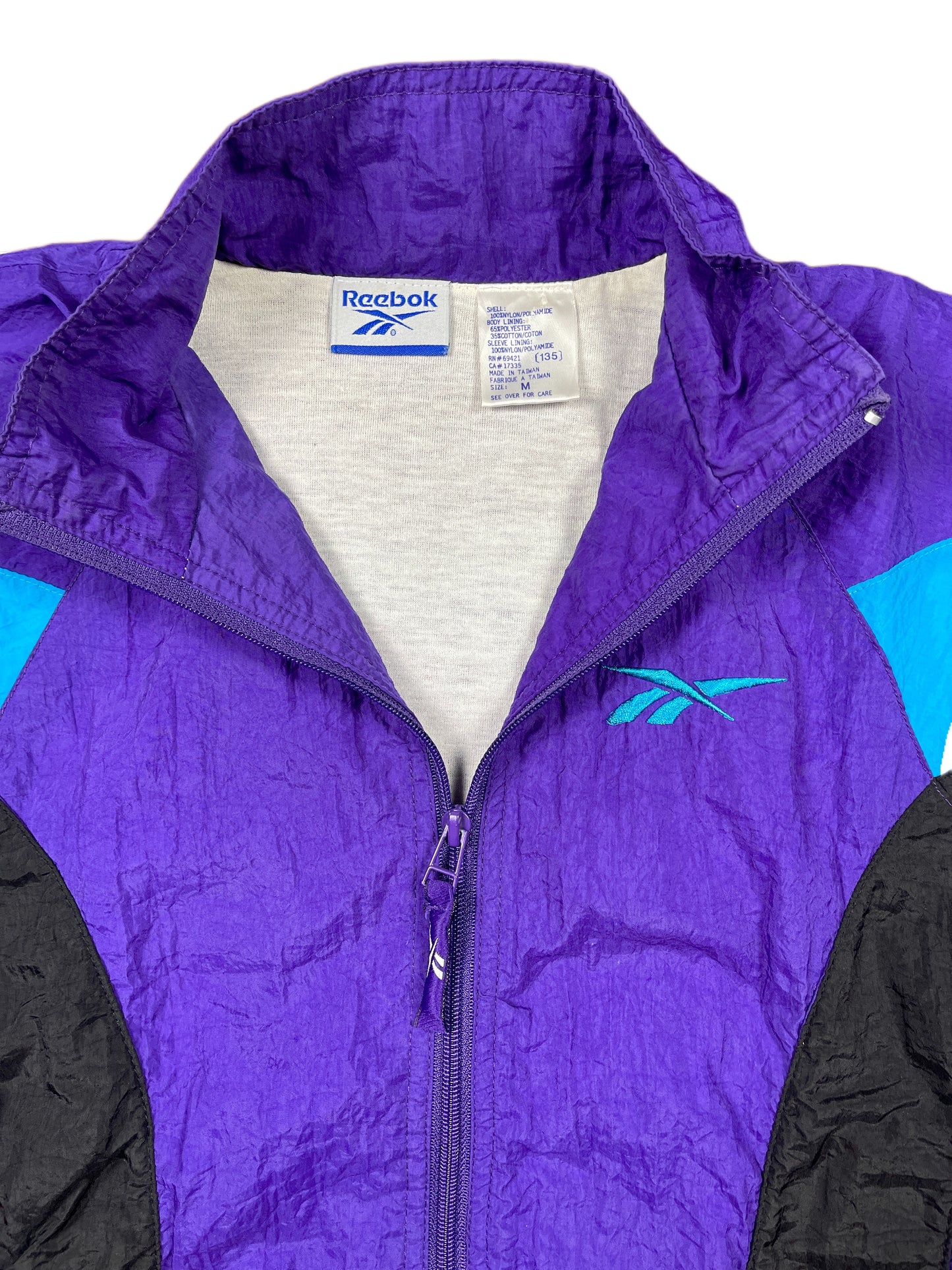 Y2k Reebok 2000s Sport Jacket Purple - M