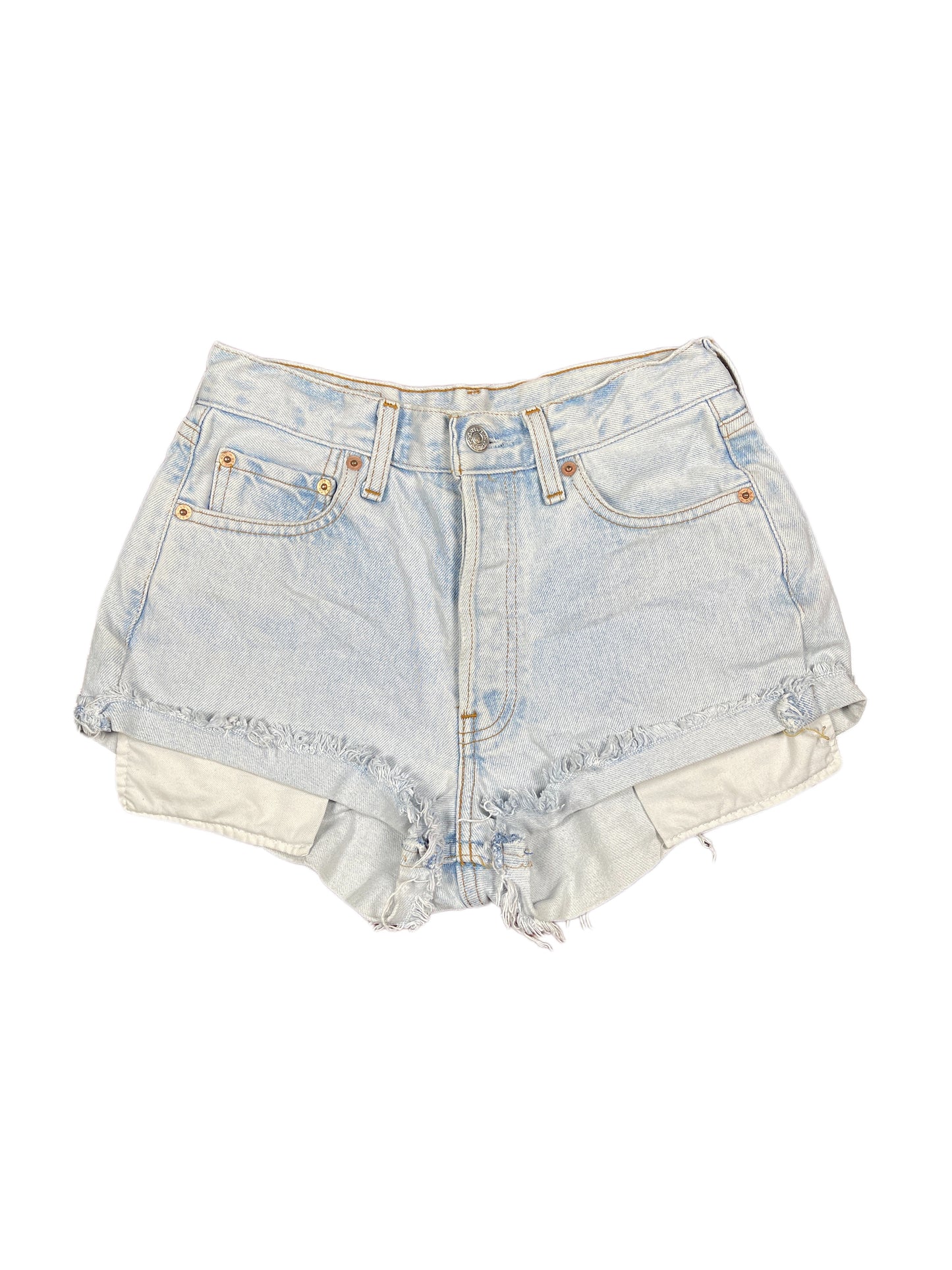 Vintage Levi's Denim Hot Pants Shorts Blue - XS/S