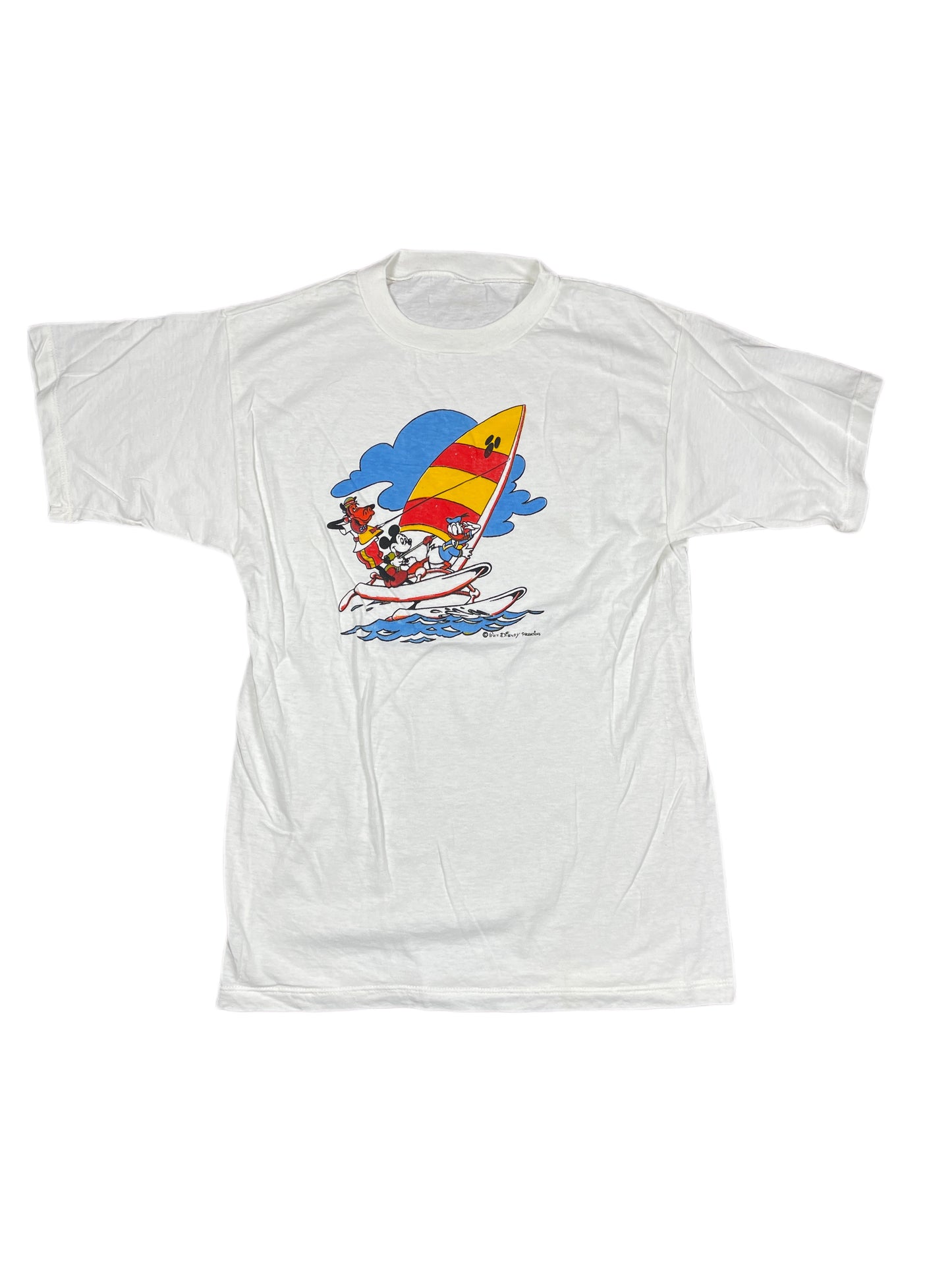 Vintage Disney Print T-Shirt White - S/M