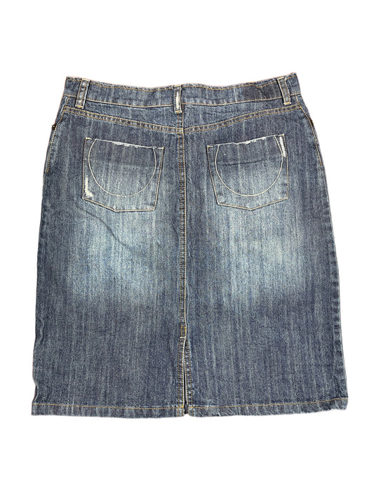 Y2k Yerse Denim Skirt Blue - M