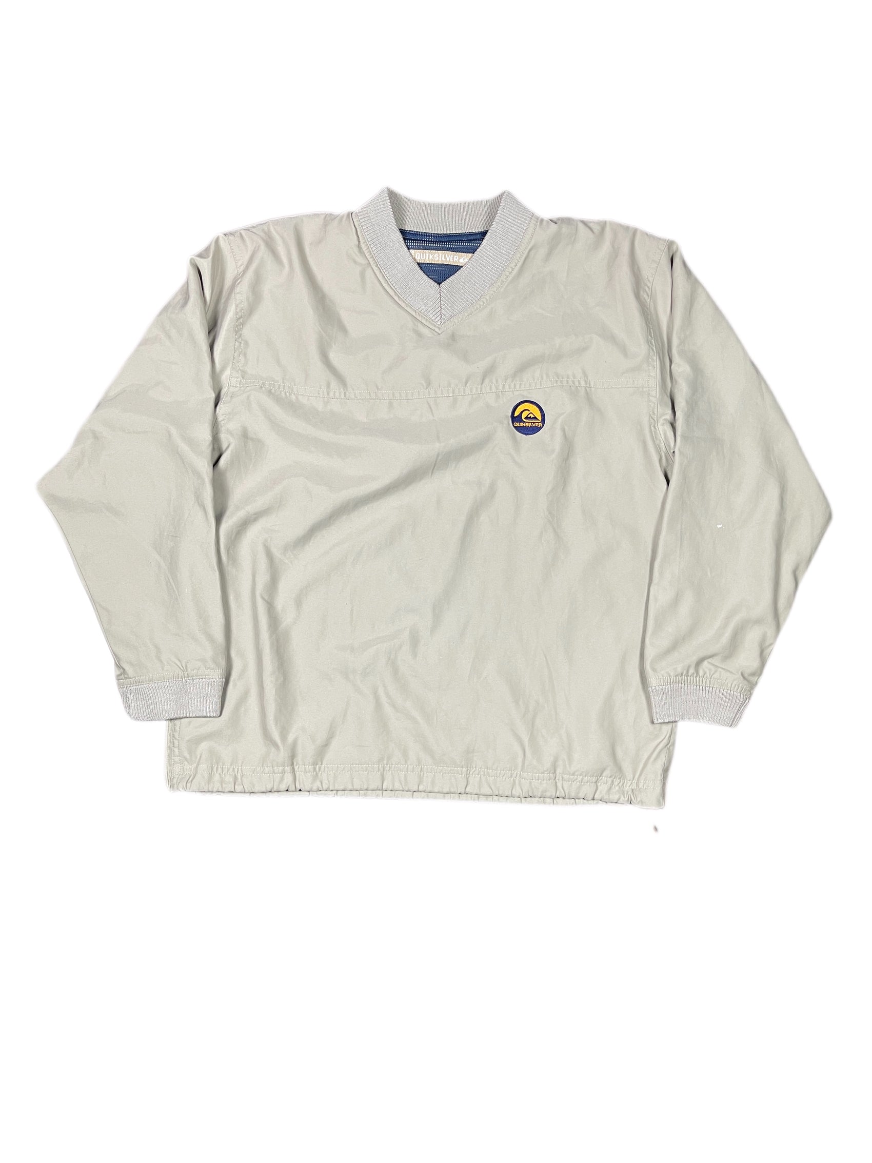 Y2k Quiksilver Sweatshirt Beige - XS