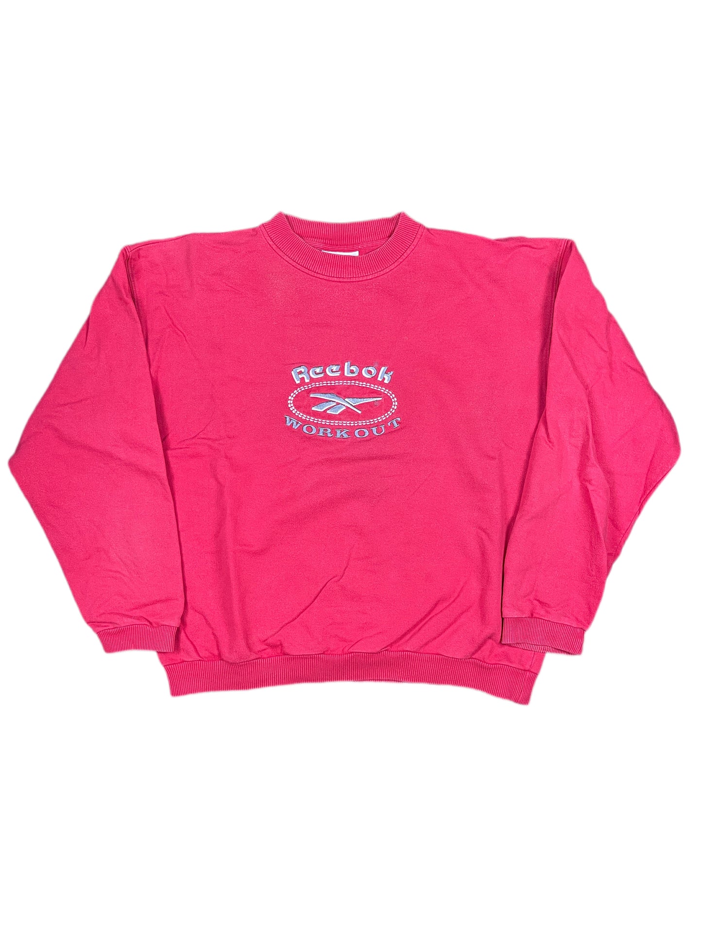 Vintage Reebok Workout Sweatshirt Red - L
