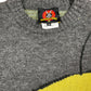 Vintage Looney Tunes 2000 Tweety Warner Bros Chunky Knitted Sweatshirt Gray - S