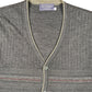 Vintage Sportman Knitted Vest Gray Green - XL