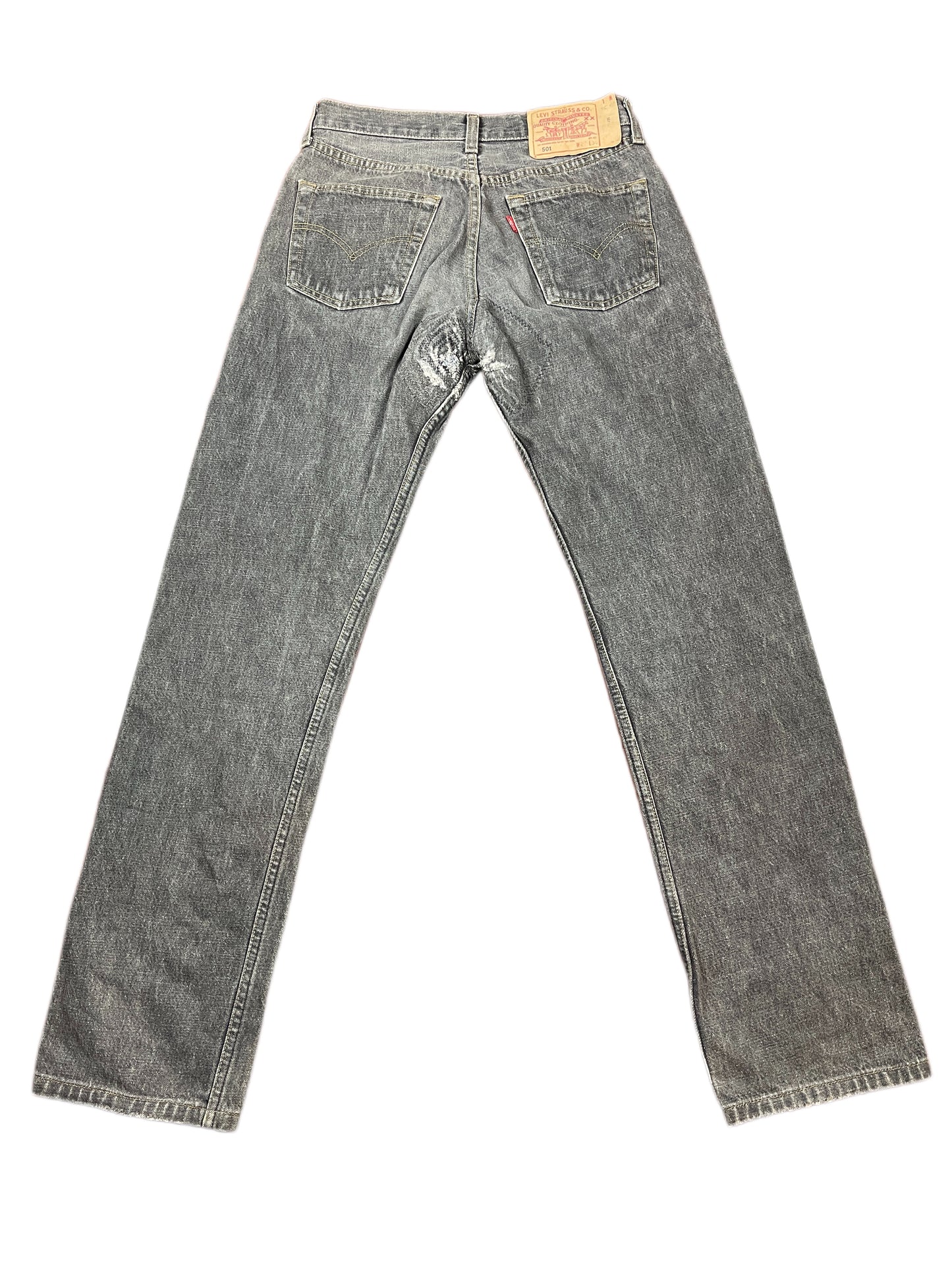 Vintage Levi's 501 Denim Pants Gray - XS/S