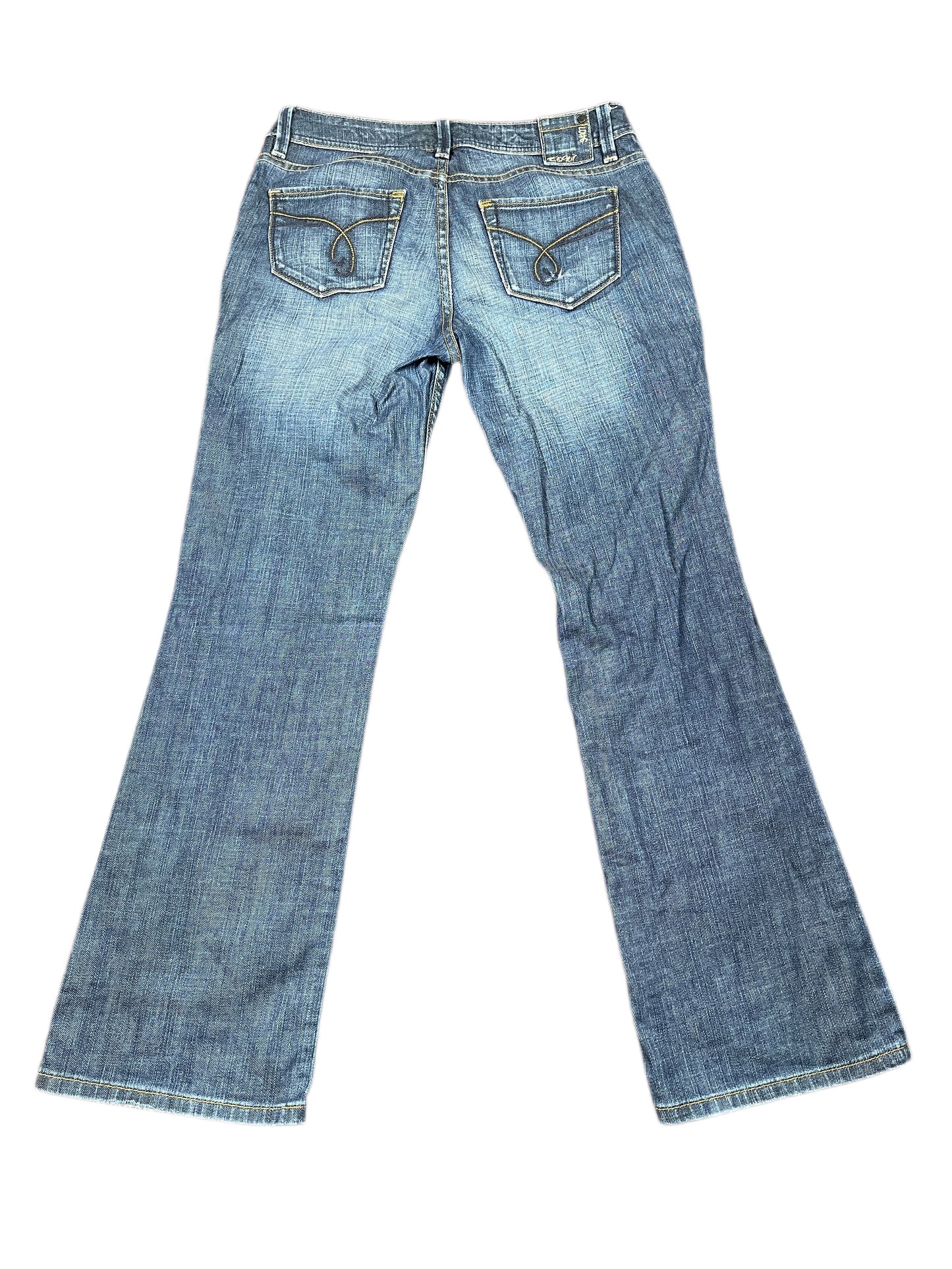 Y2k Esprit Low Waist Flared Denim Pants Blue - M/L