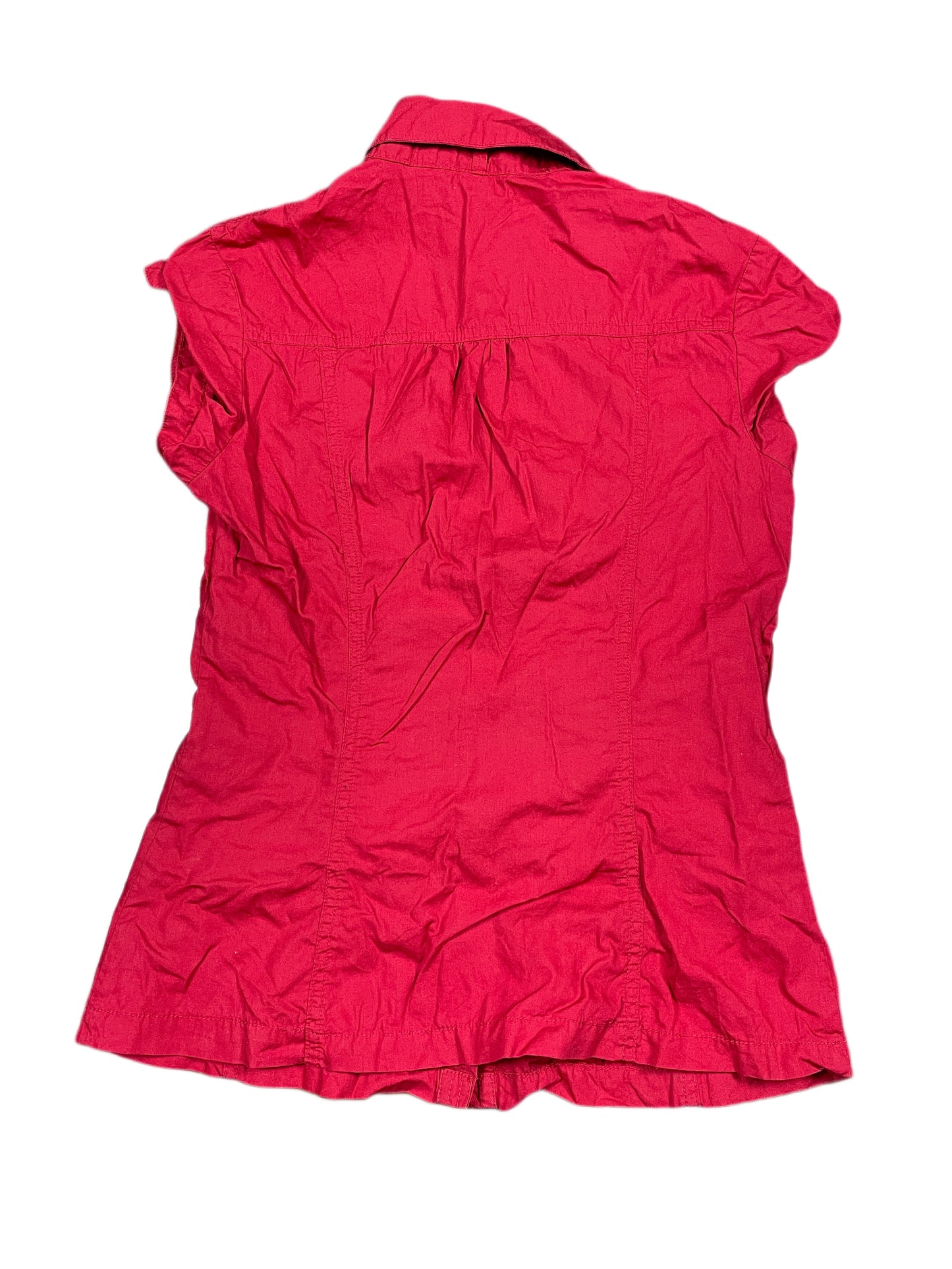 Y2k Bershka Sleeveless Top Red - S