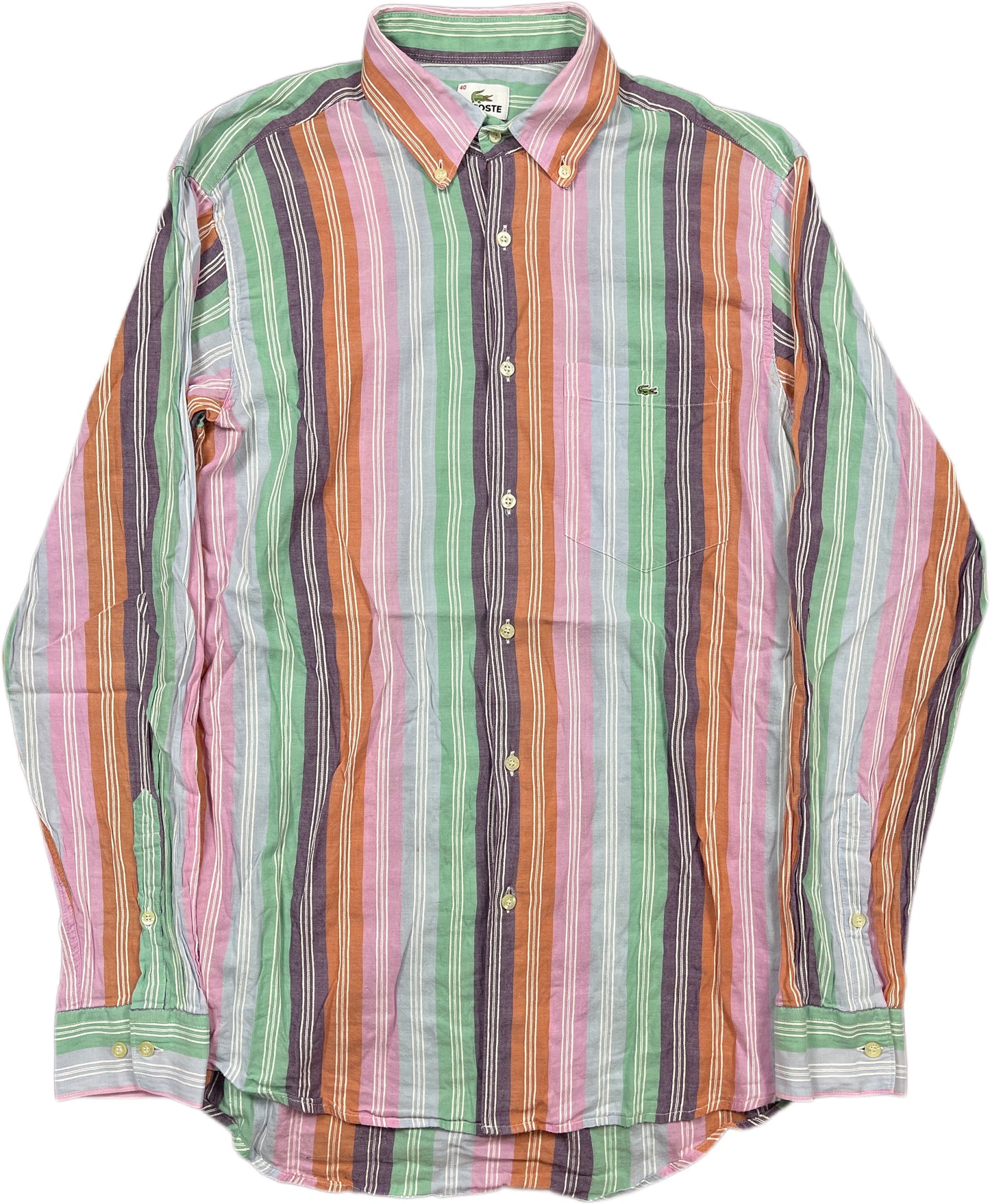 Lacoste Long Sleeve Shirt Multicolor Cotton L