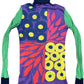 Y2K Custo Top Multicolor Cotton Blend XS-S