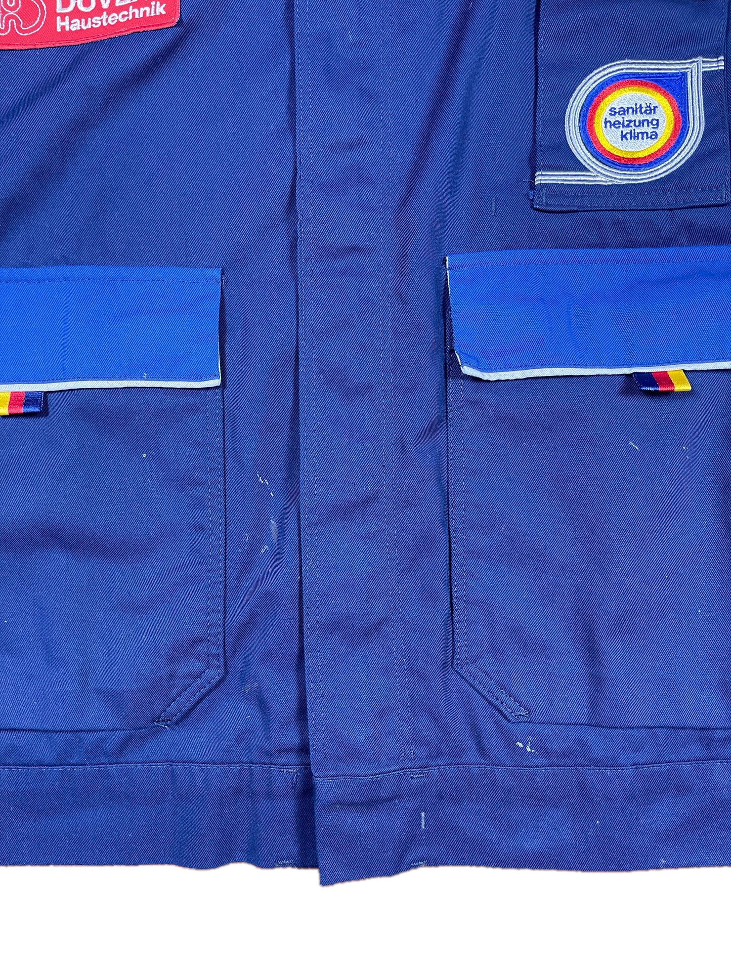Vintage German Work Wear Jacket Blue - XL