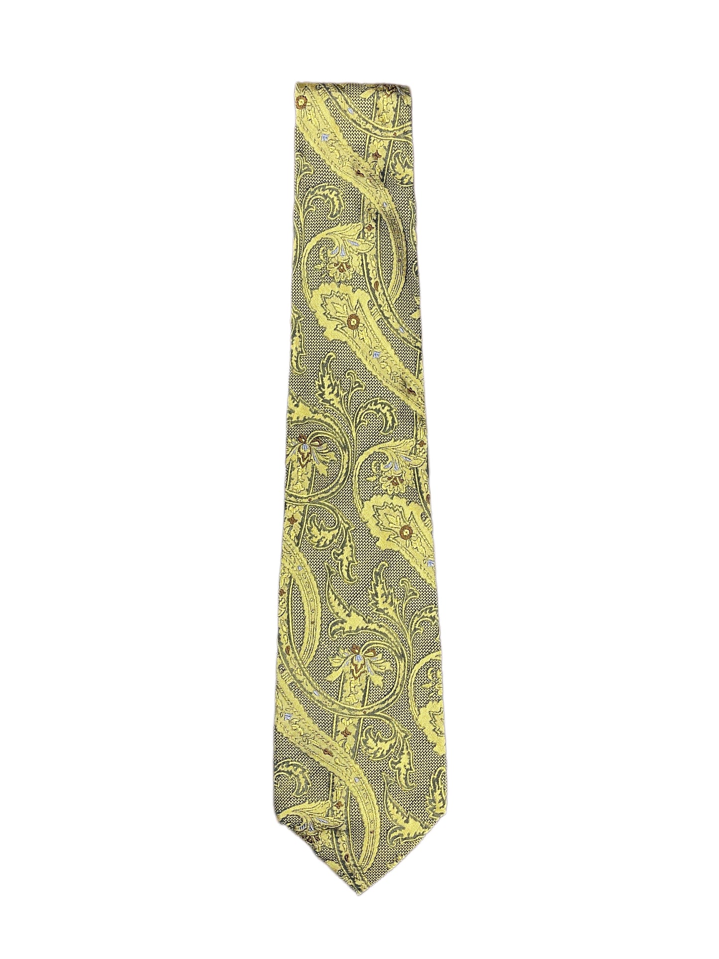 Vintage Gianni Versace Silk Tie Gold