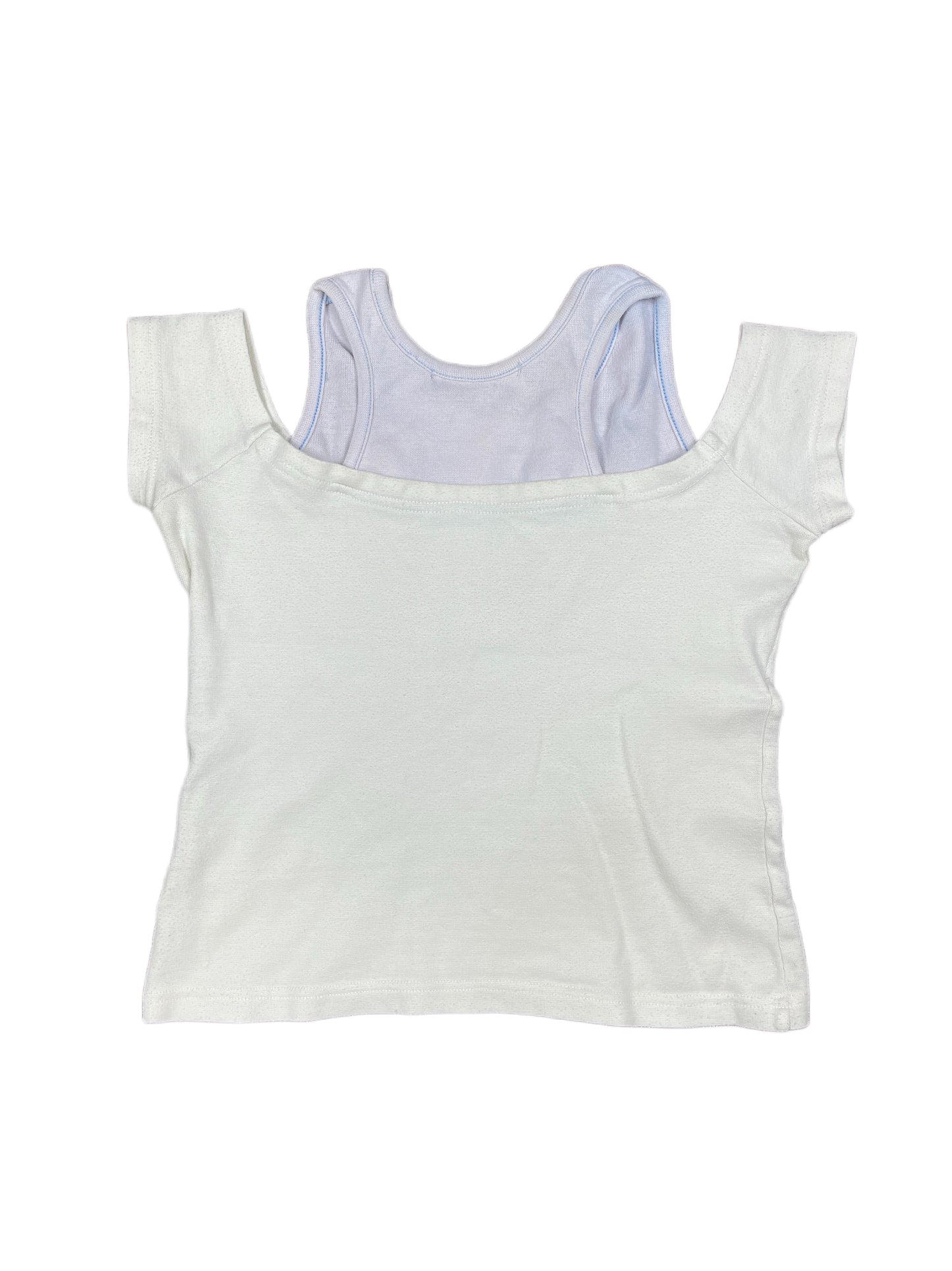 Y2k Sleeveless Top Argentina White - M