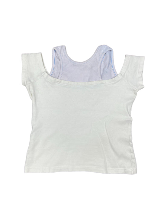 Y2k Sleeveless Top Argentina White - M