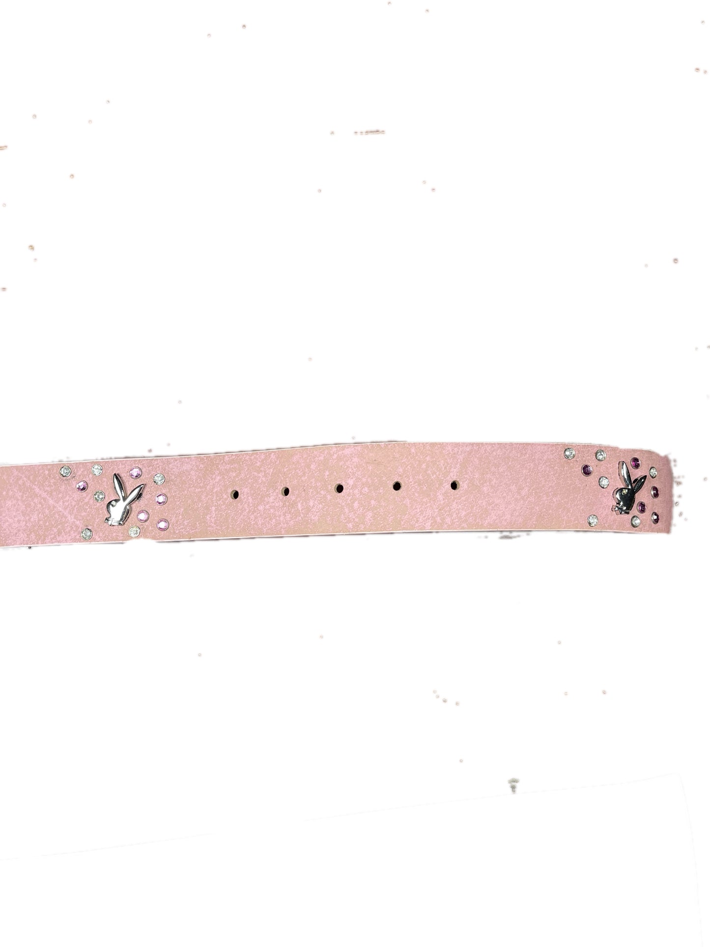 Y2k Playboy Belt Pink 2004
