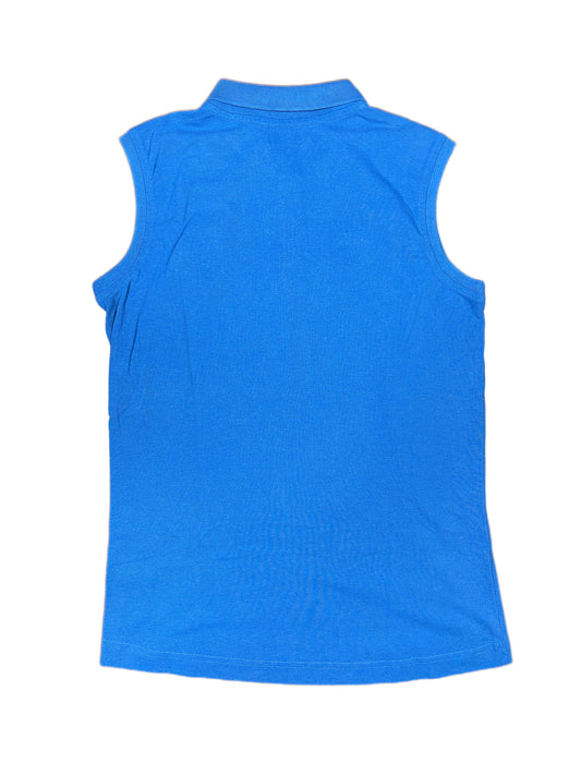 Vintage Kappa Sleeveless Polo Shirt Blue - XXL